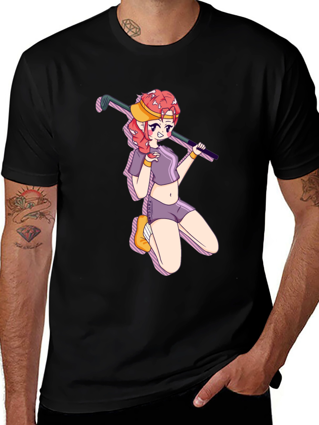 Variant 2 of Anime Golf Girl T-Shirt