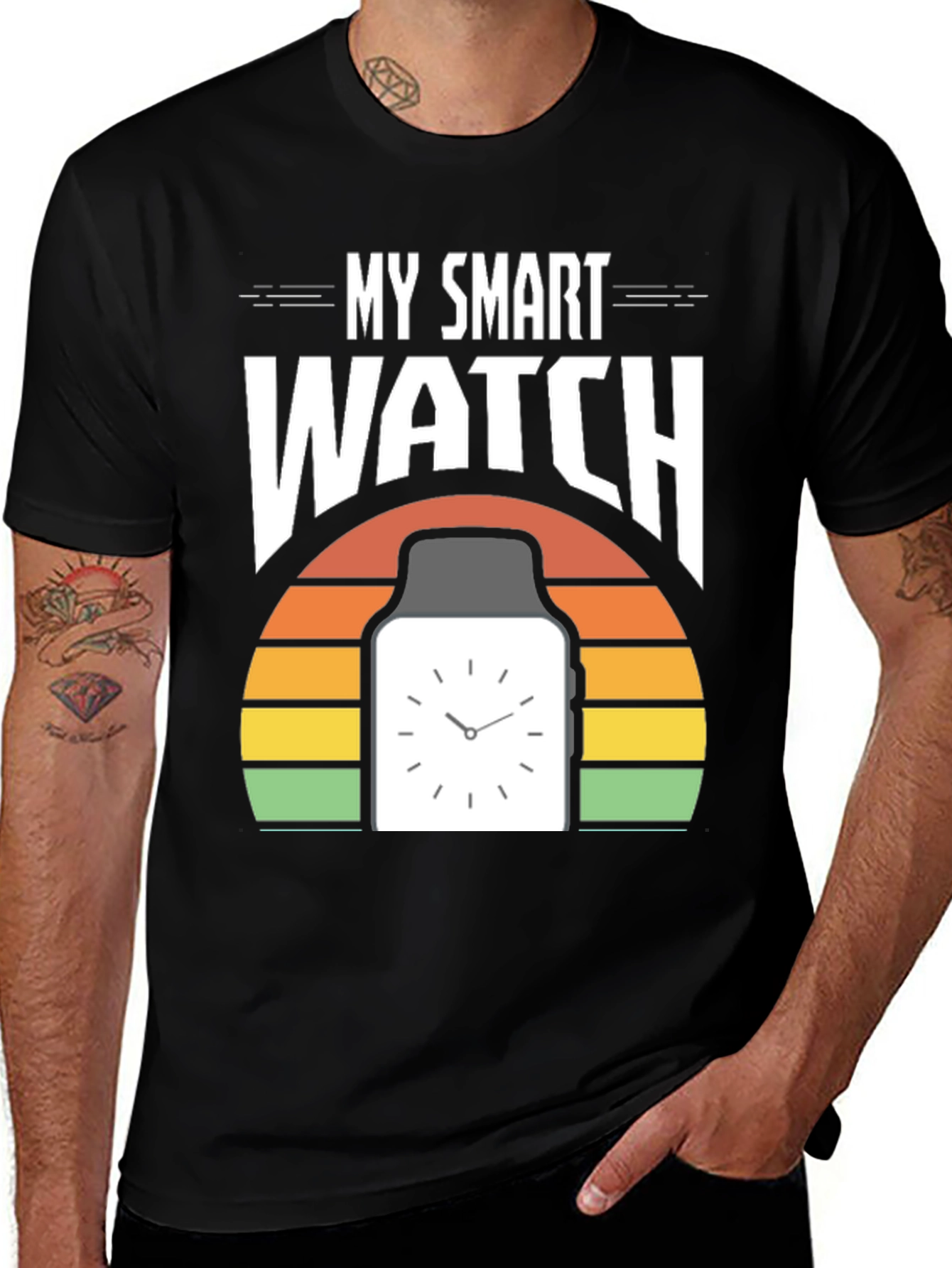 My Smart Watch Graphic Tee - Retro Style