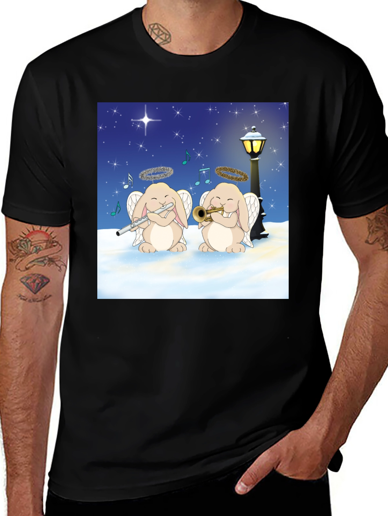Variant 13 of Angel Bunny Musicians T-Shirt