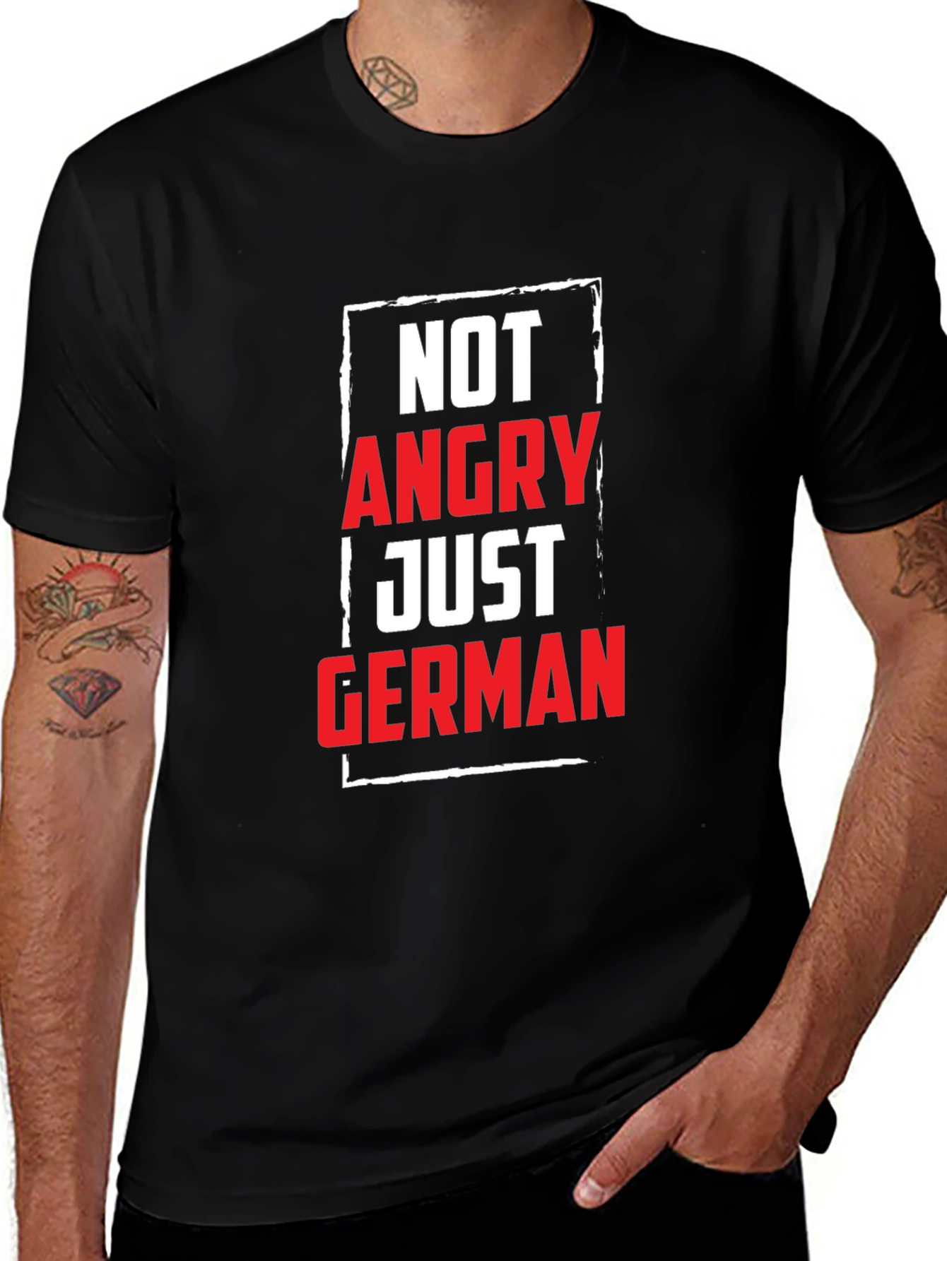 Not Angry Just German T-Shirt