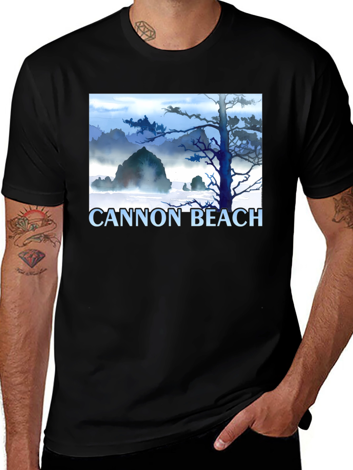 Cannon Beach T-Shirt - Coastal Oregon Tee