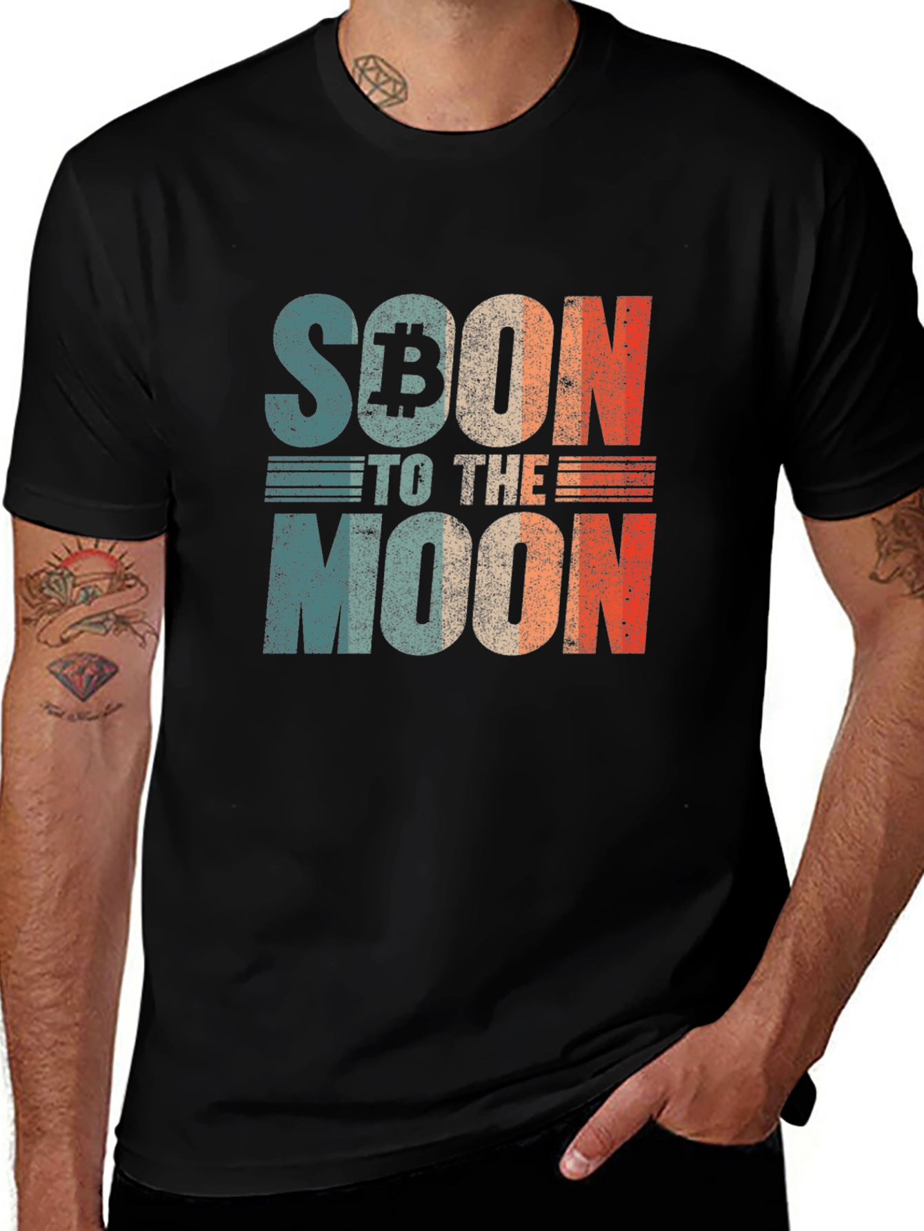 Variant 16 of Bitcoin to the Moon T-Shirt