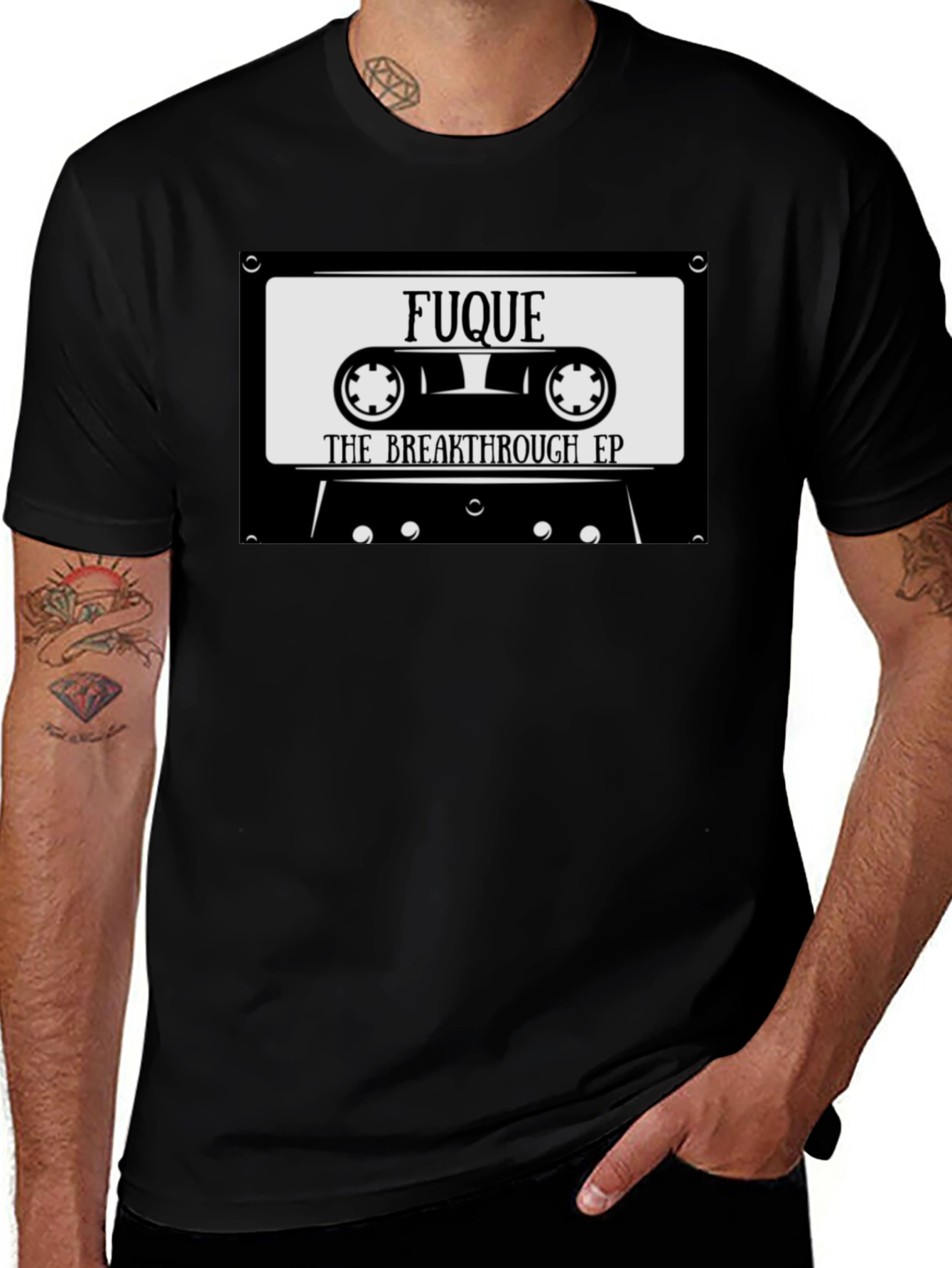 Variant 22 of Retro Cassette FUQUE T-Shirt - The Breakthrough EP