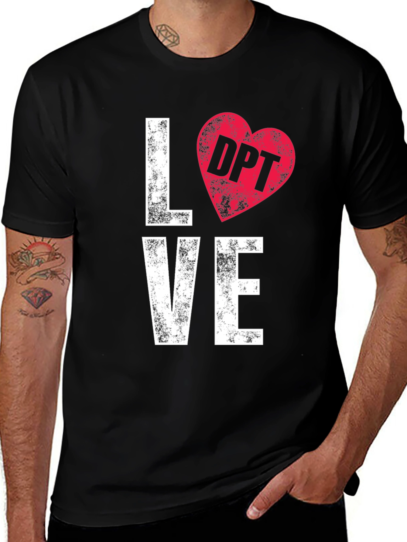 DPT Love Heart Graphic T-Shirt
