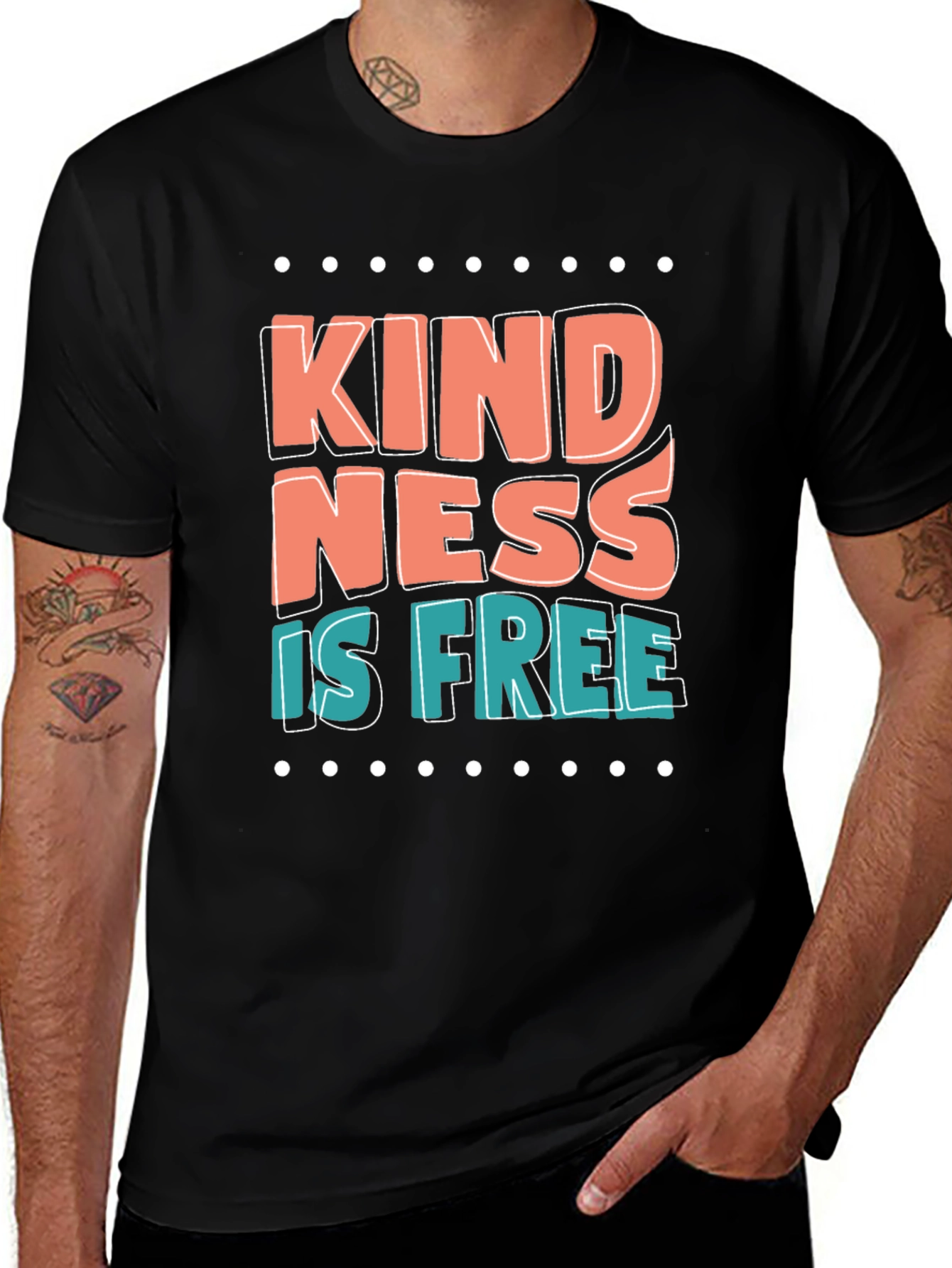 Variant 22 of Kindness Is Free Graphic T-Shirt