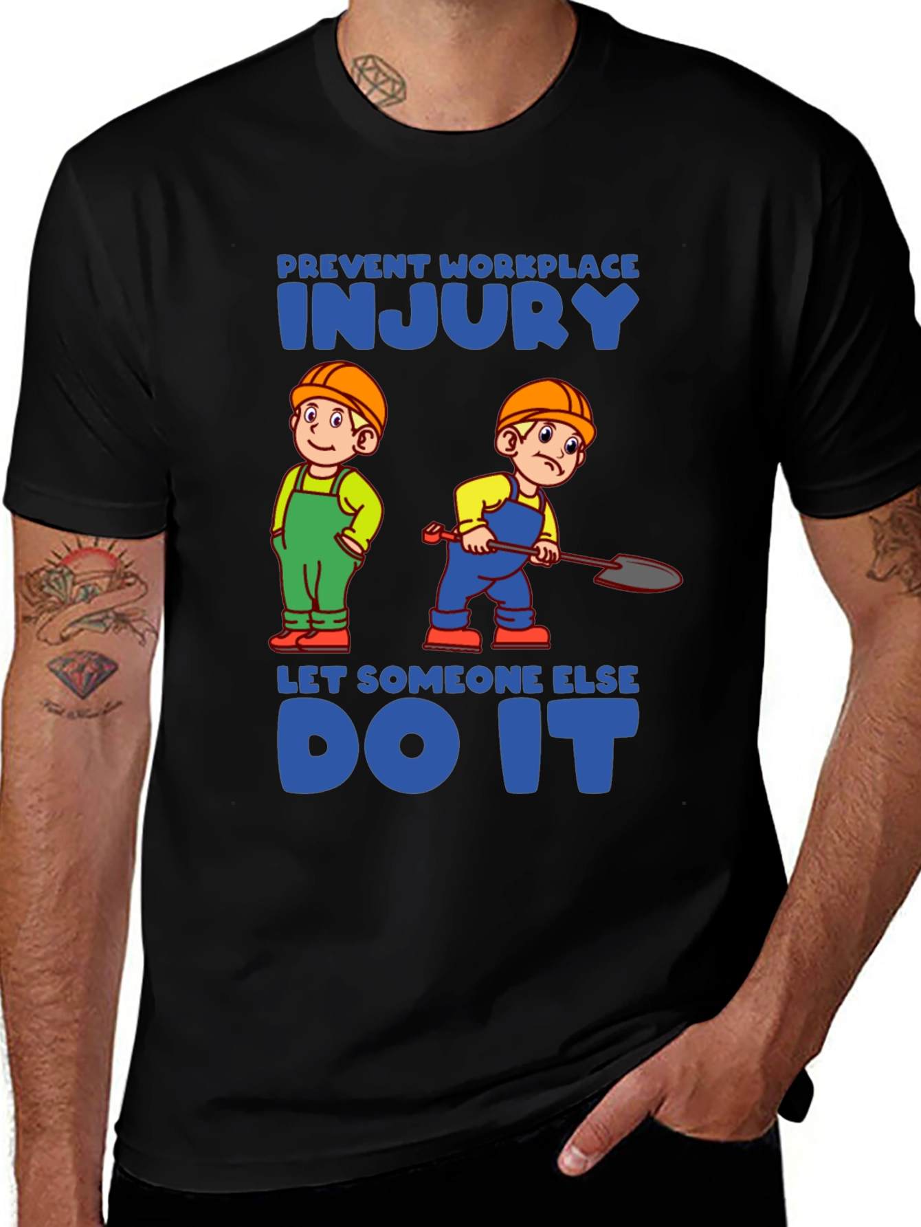 Variant 18 of Prevent Workplace Injury T-Shirt