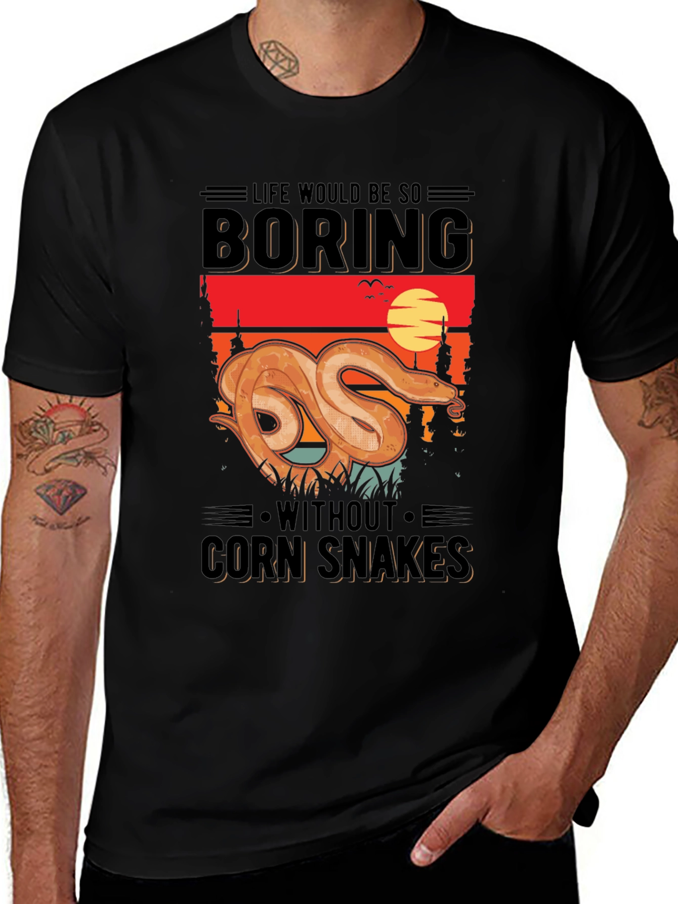 Life Would Be So Boring Corn Snake T-Shirt