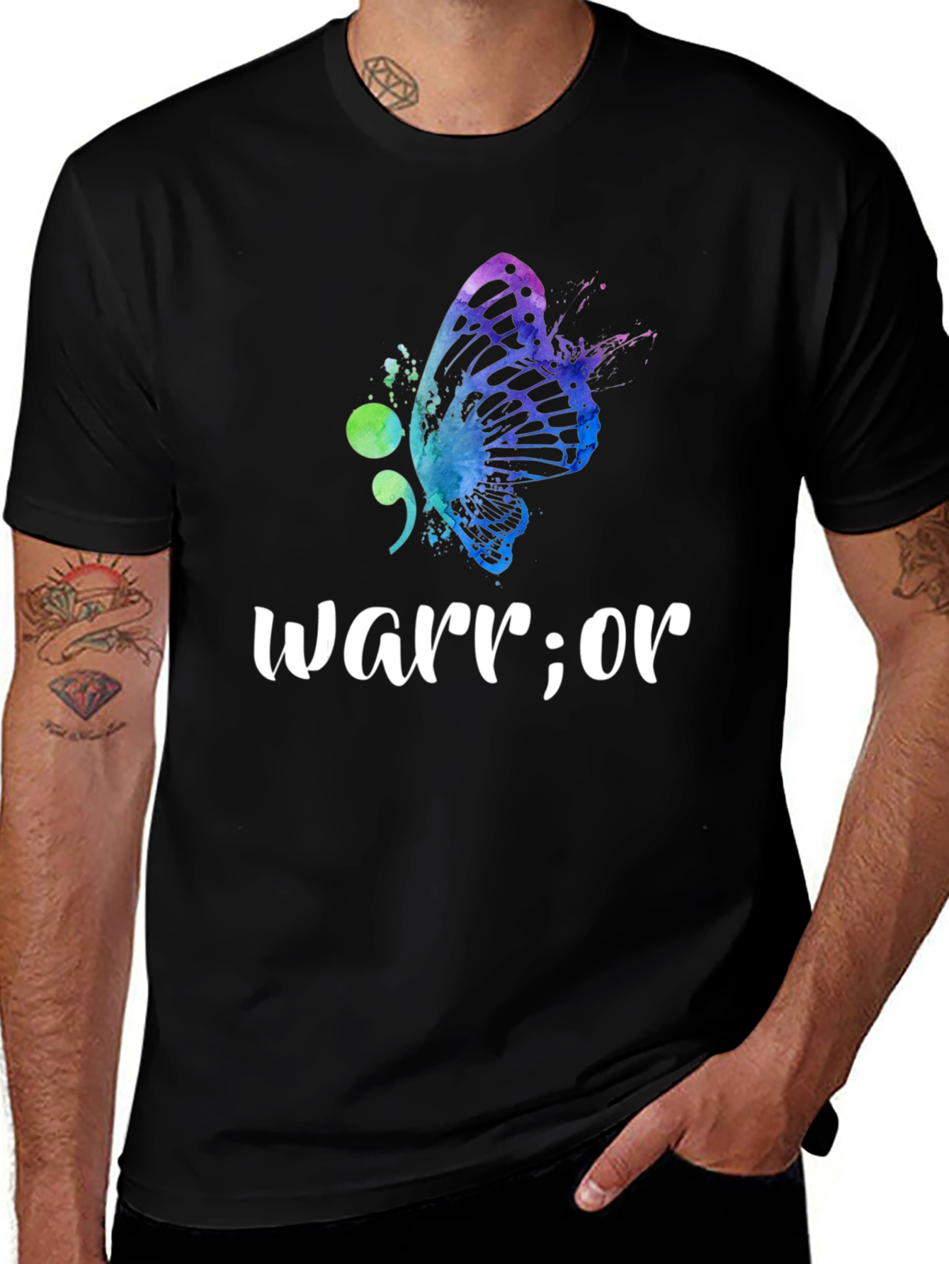 Variant 22 of Warrior Semilon Butterfly Graphic Tee