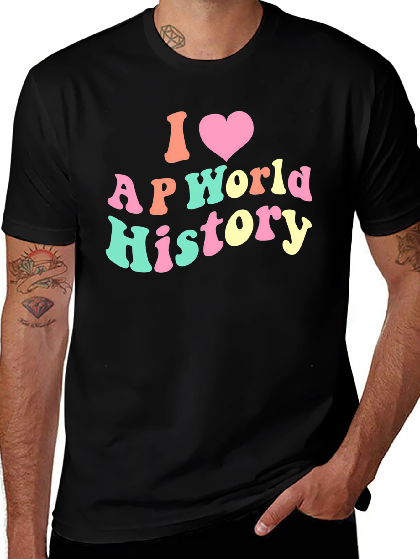 I Love AP World History T-Shirt