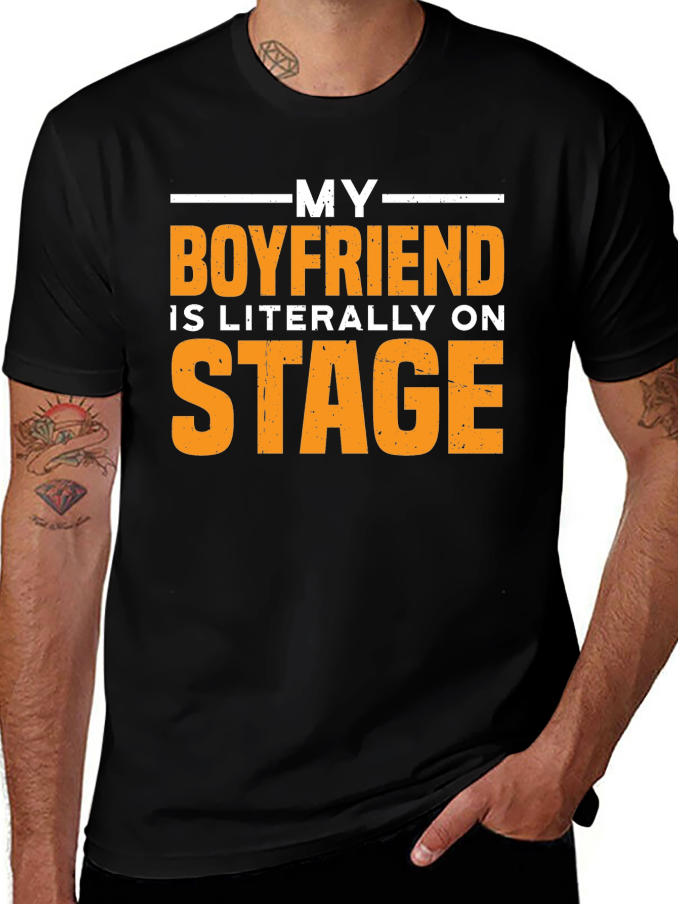 Boyfriend On Stage Graphic Tee