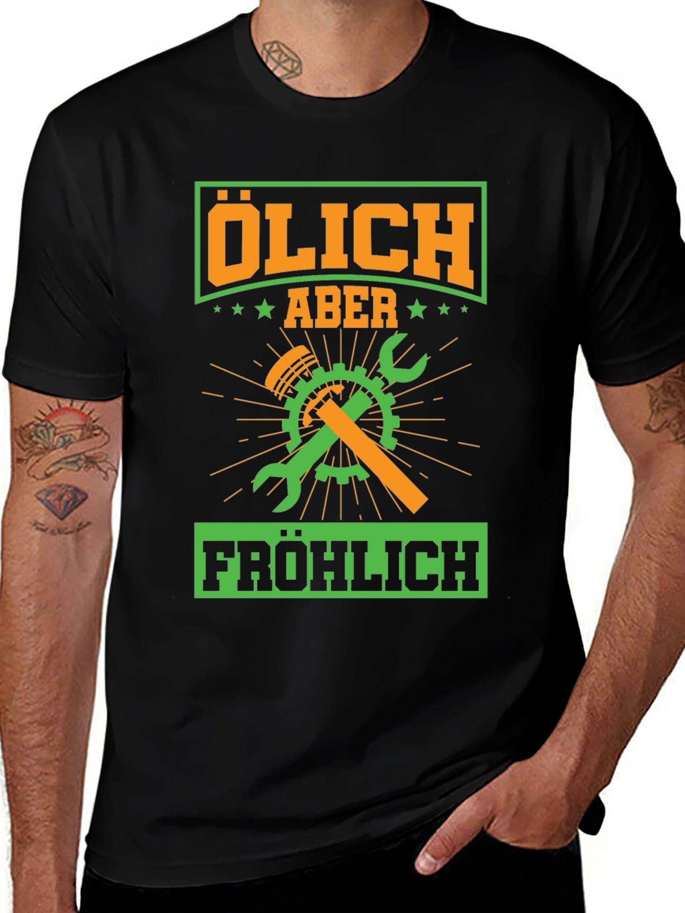 Variant 7 of Ölich Aber Fröhlich Graphic T-Shirt