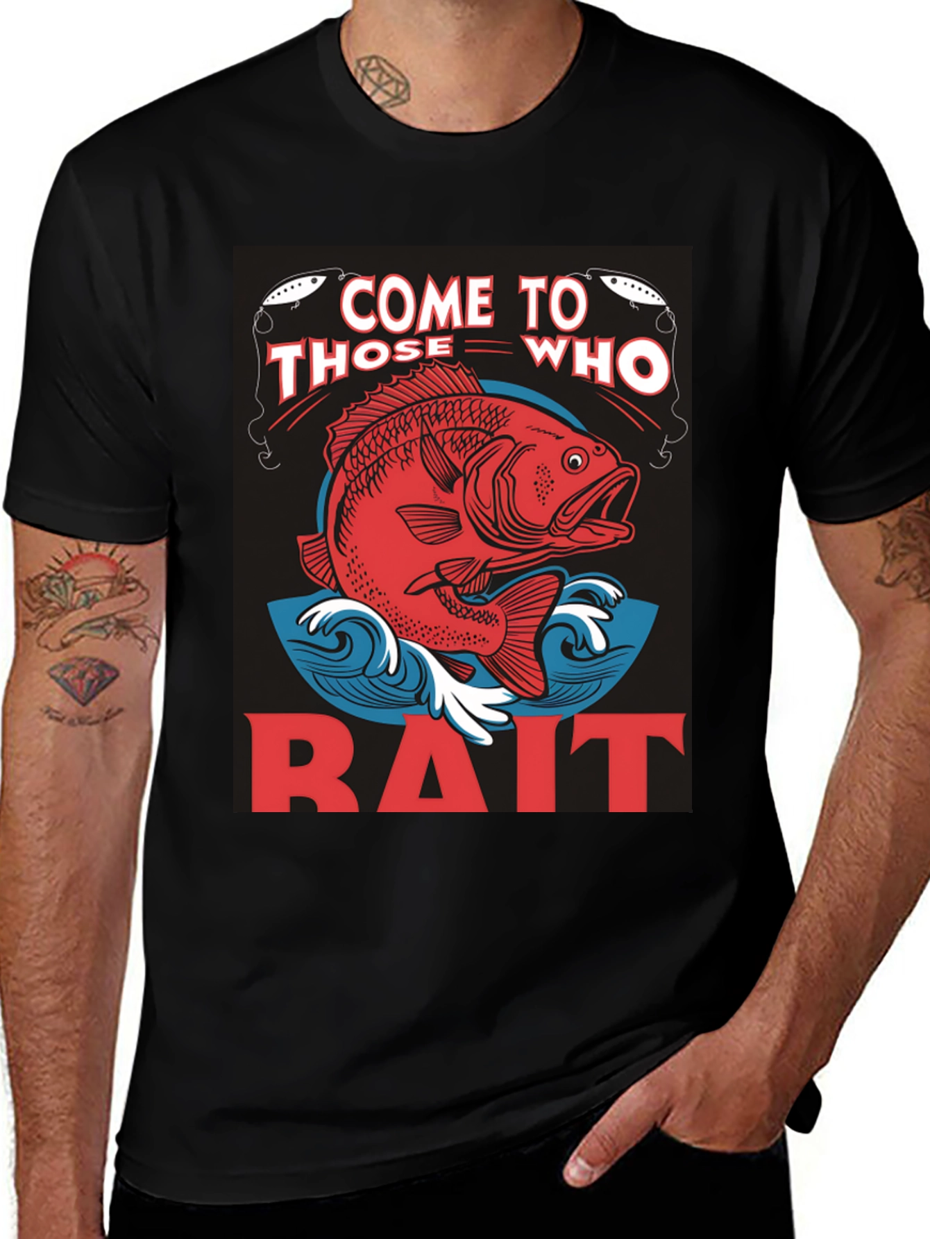 Come to Those Who Bait T-Shirt Fishing Tee