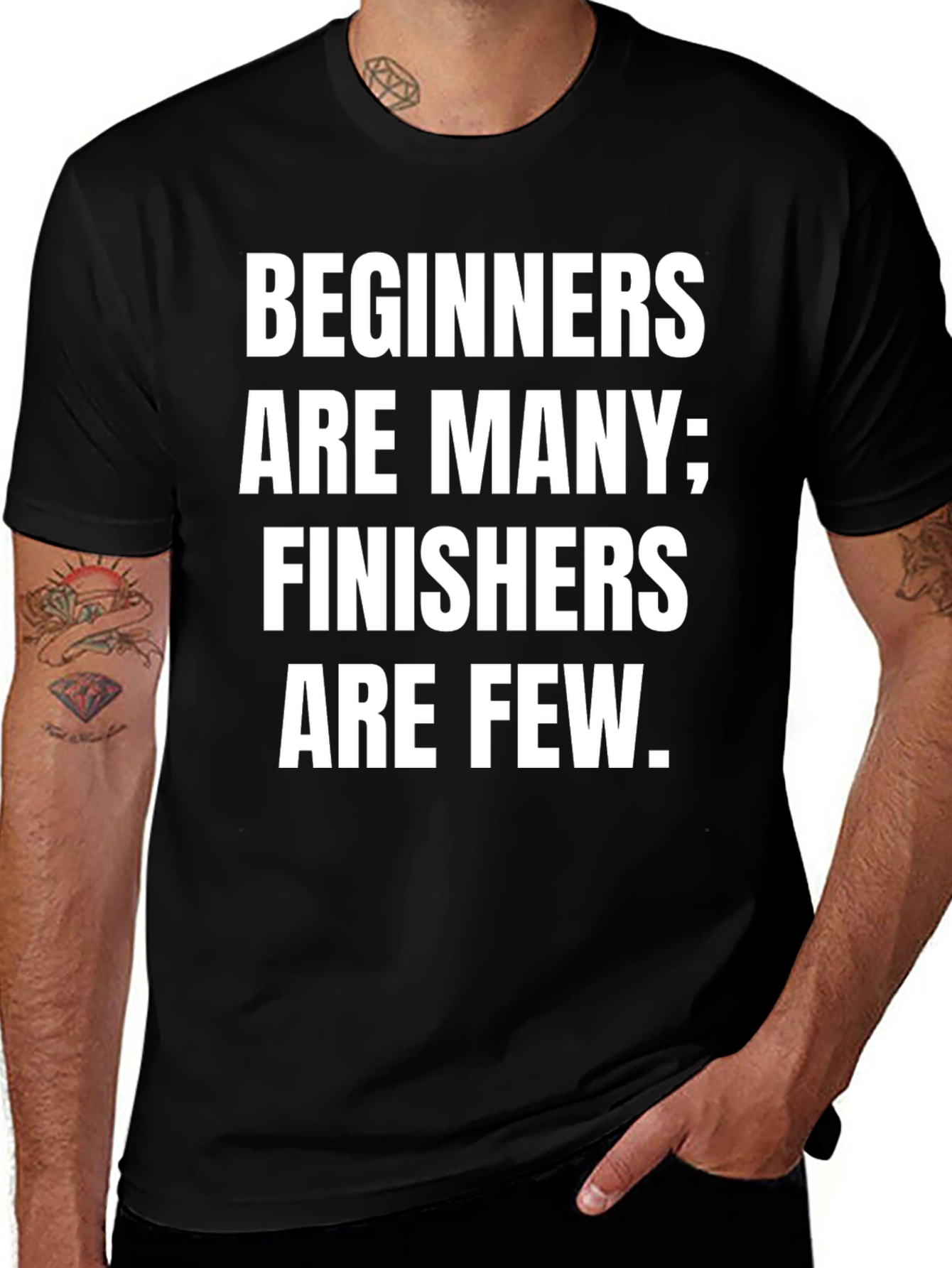 Variant 4 of Beginners Many Finishers Few Graphic T-Shirt
