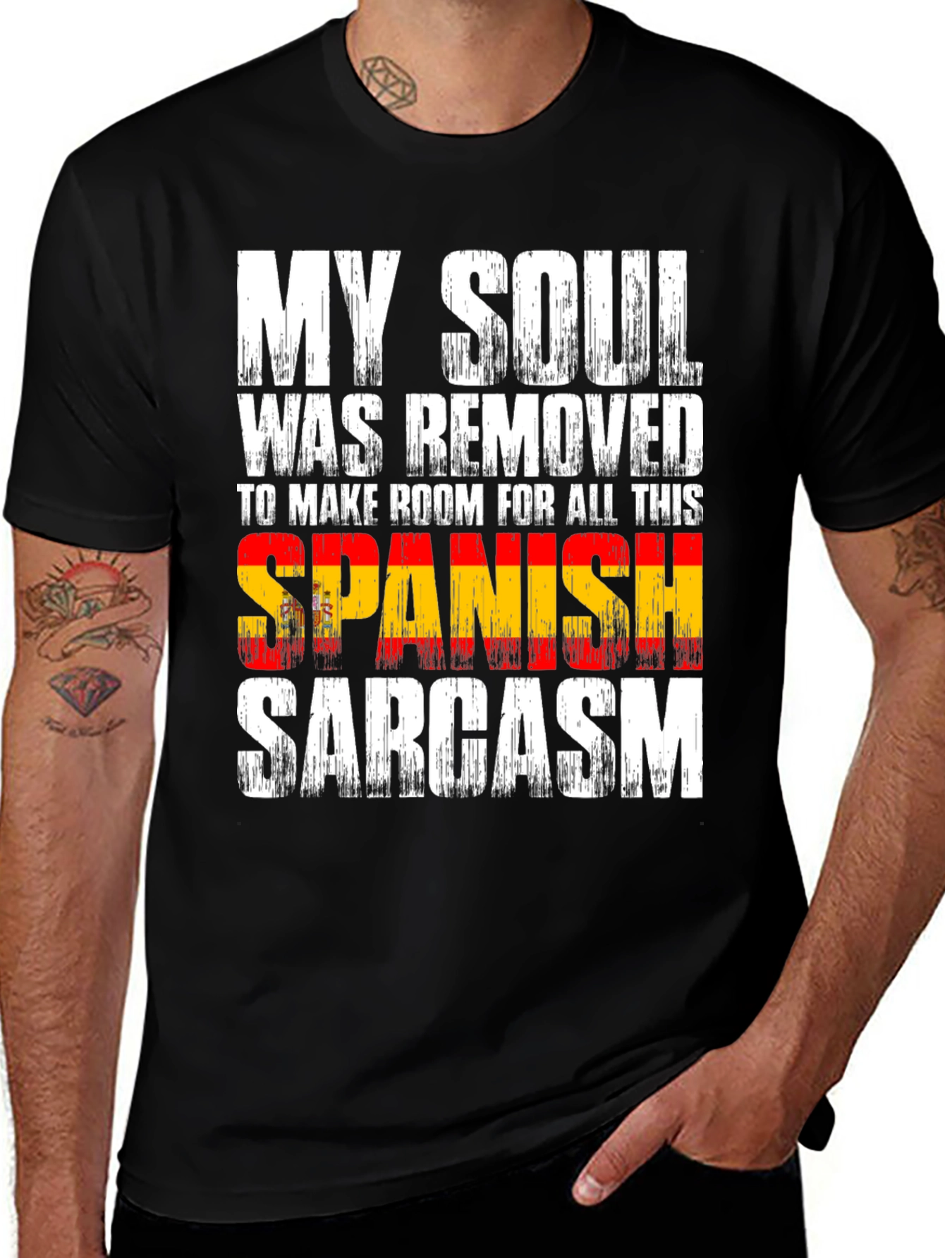Variant 7 of Spanish Sarcasm Novelty Graphic Tee