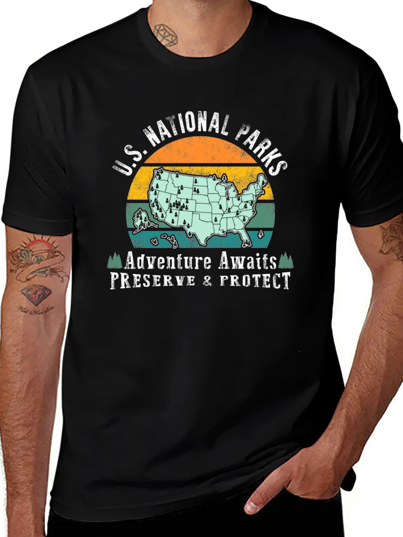 National Parks Adventure Awaits Tee