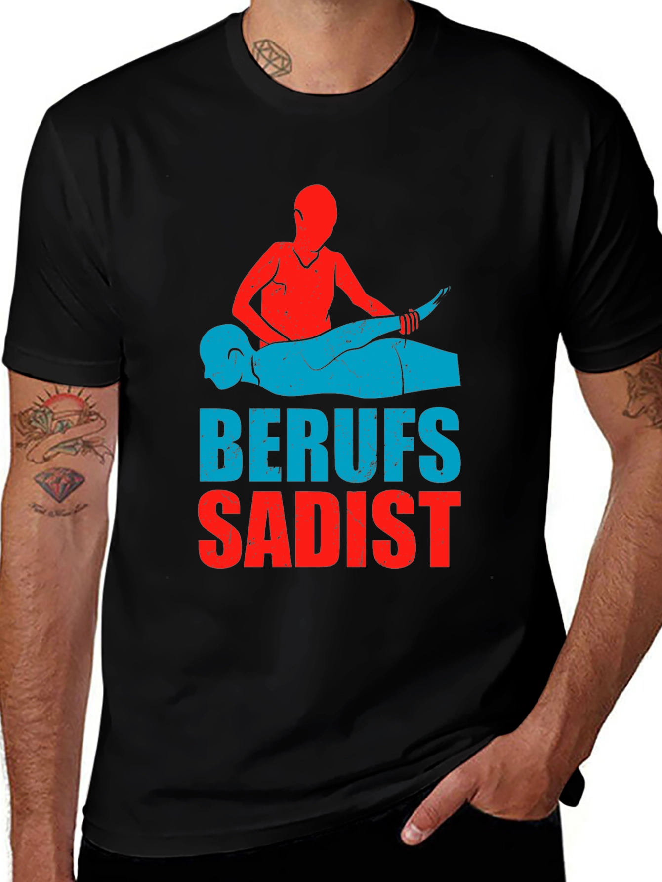Variant 15 of Berufs Sadist T-Shirt - Massage Therapist Humor