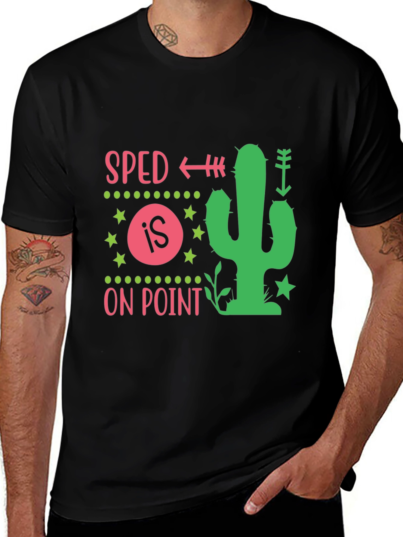 SPED Is On Point Cactus T-Shirt