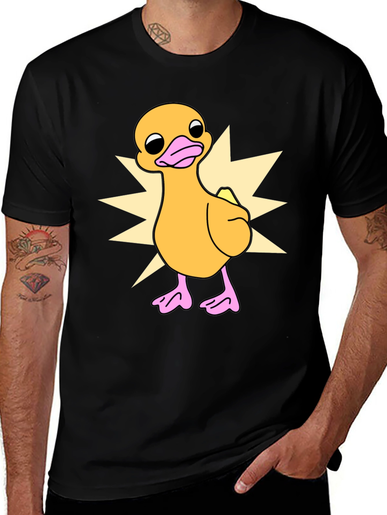 Variant 24 of Duckling T-Shirt - Fun Cartoon Chick Tee