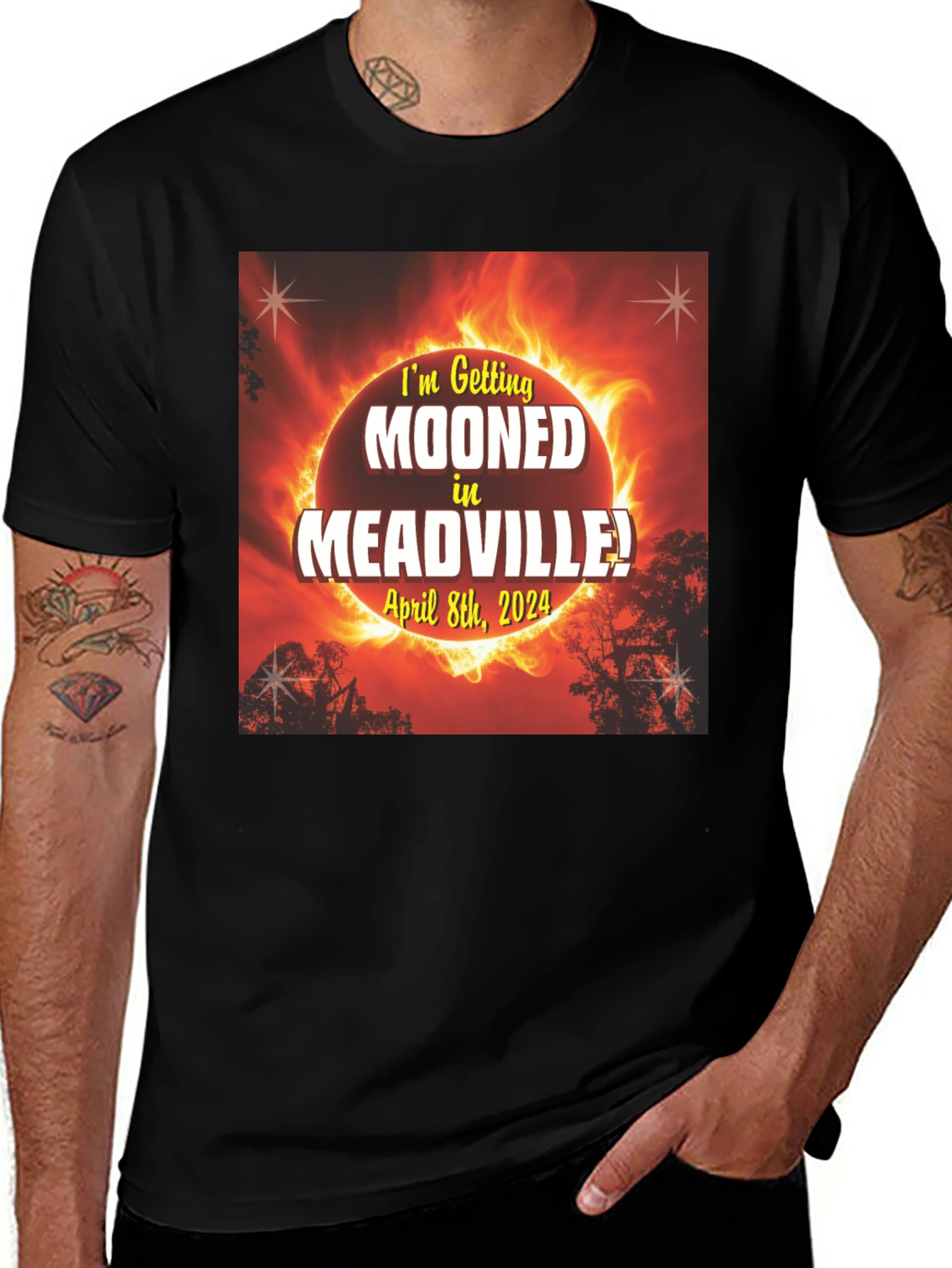 I'm Getting Mooned in Meadville April 8th 2024 T-Shirt