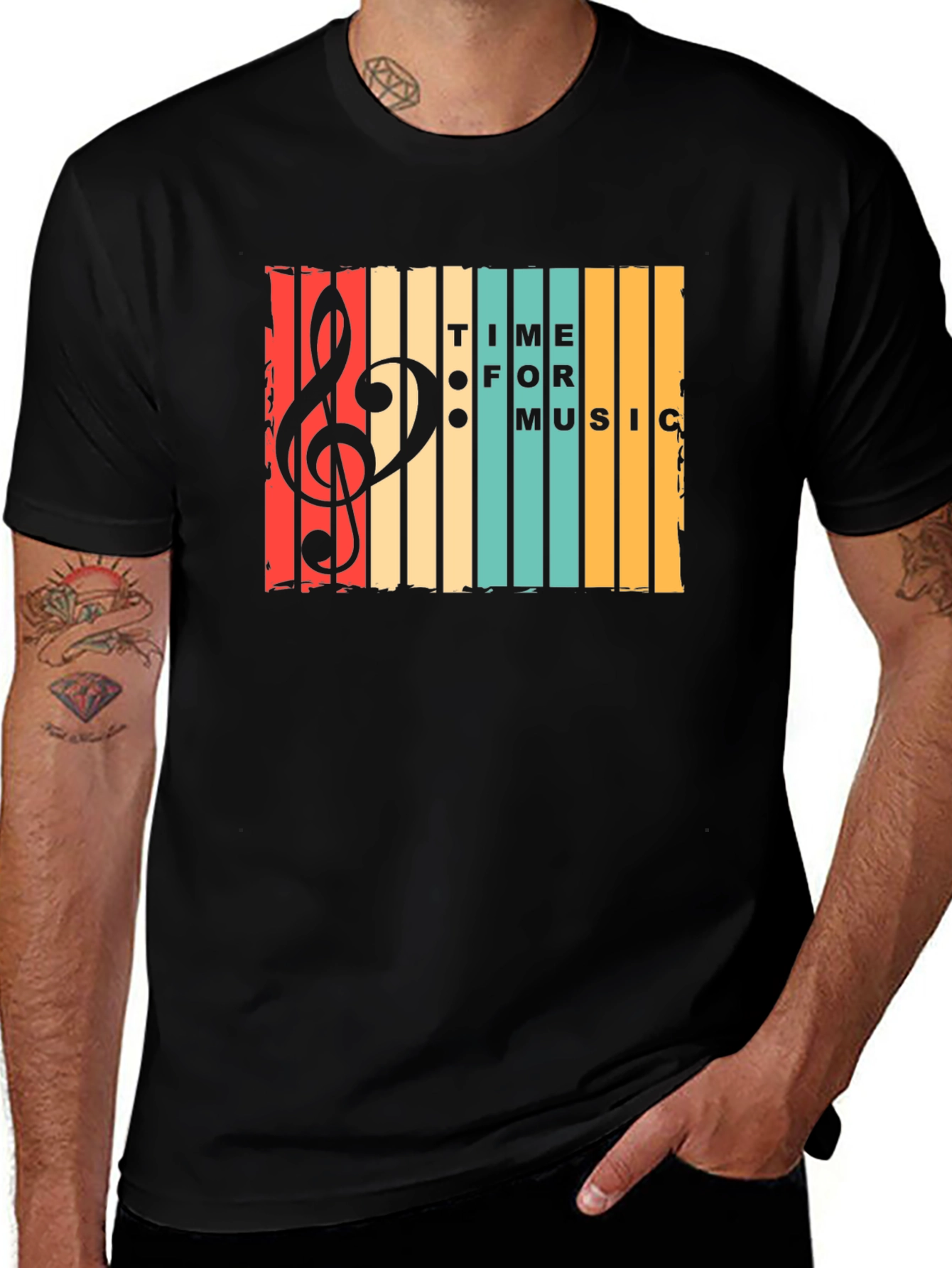 Variant 21 of Time for Music Graphic T-Shirt