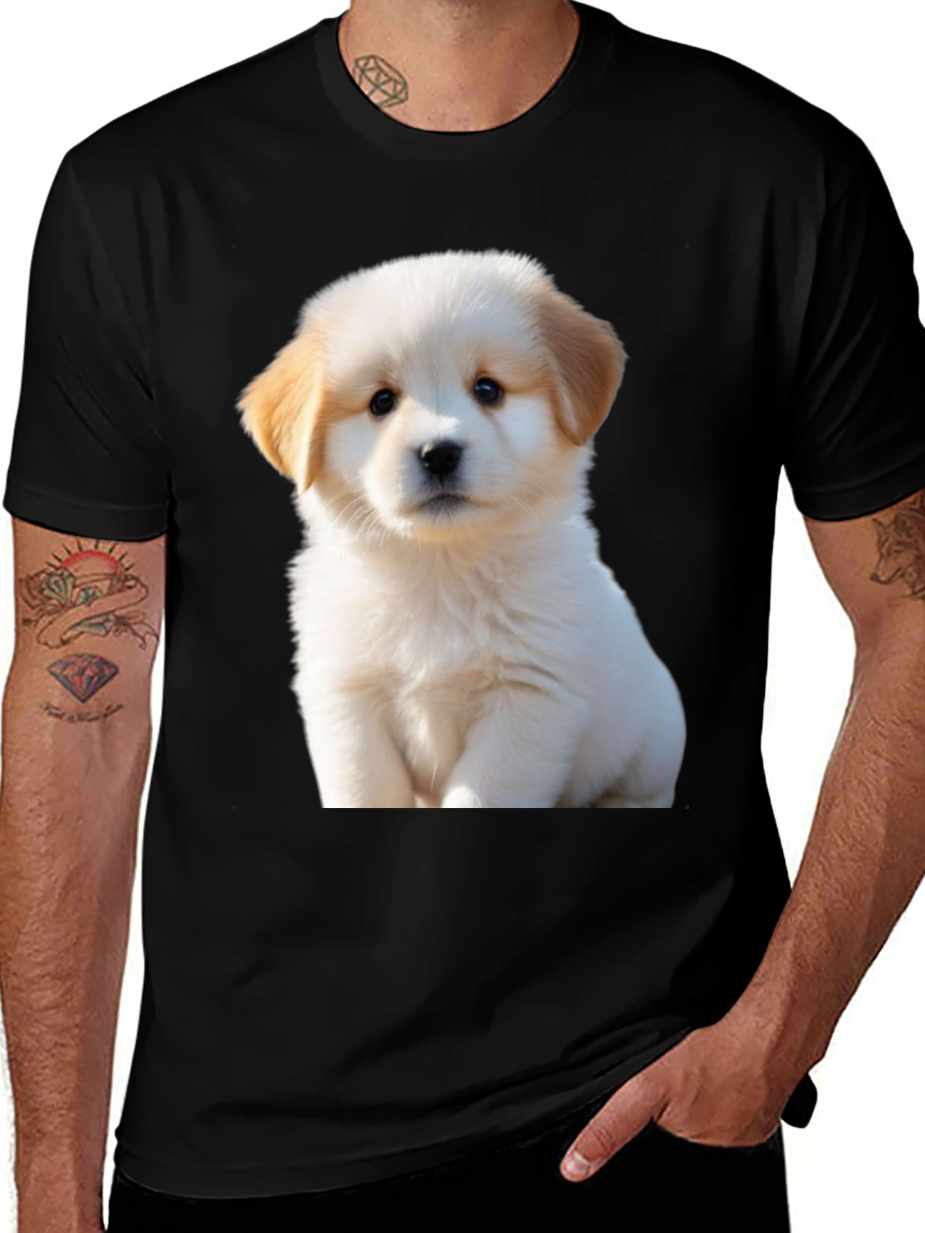 Variant 30 of Puppy T-Shirt: Cute Dog Design
