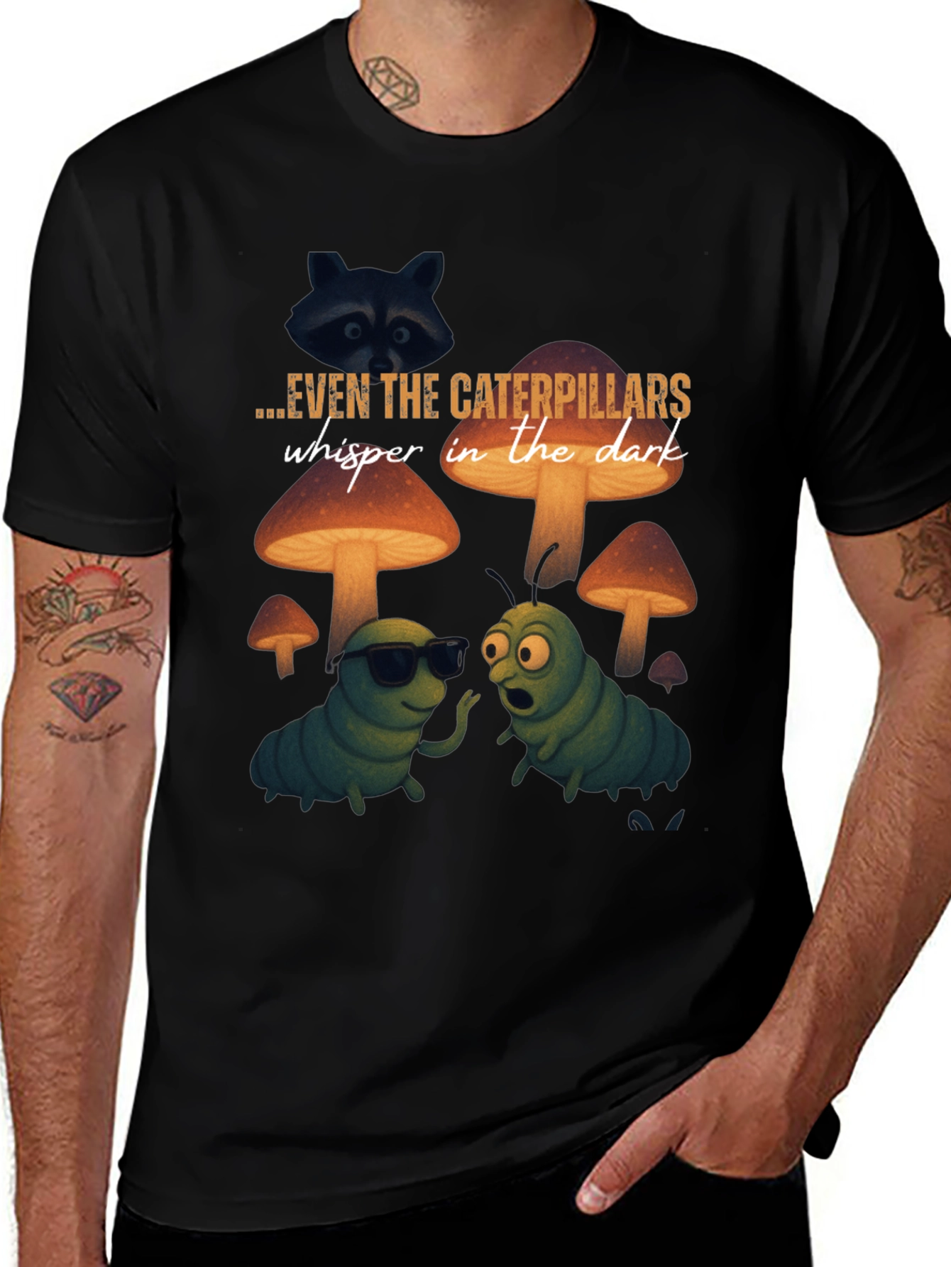Variant 11 of Caterpillar Whisper Graphic Tee