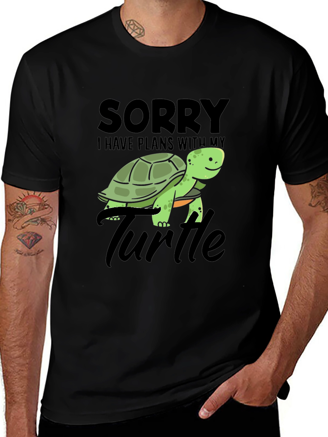 Variant 6 of Sorry I Have Plans With My Turtle T-Shirt