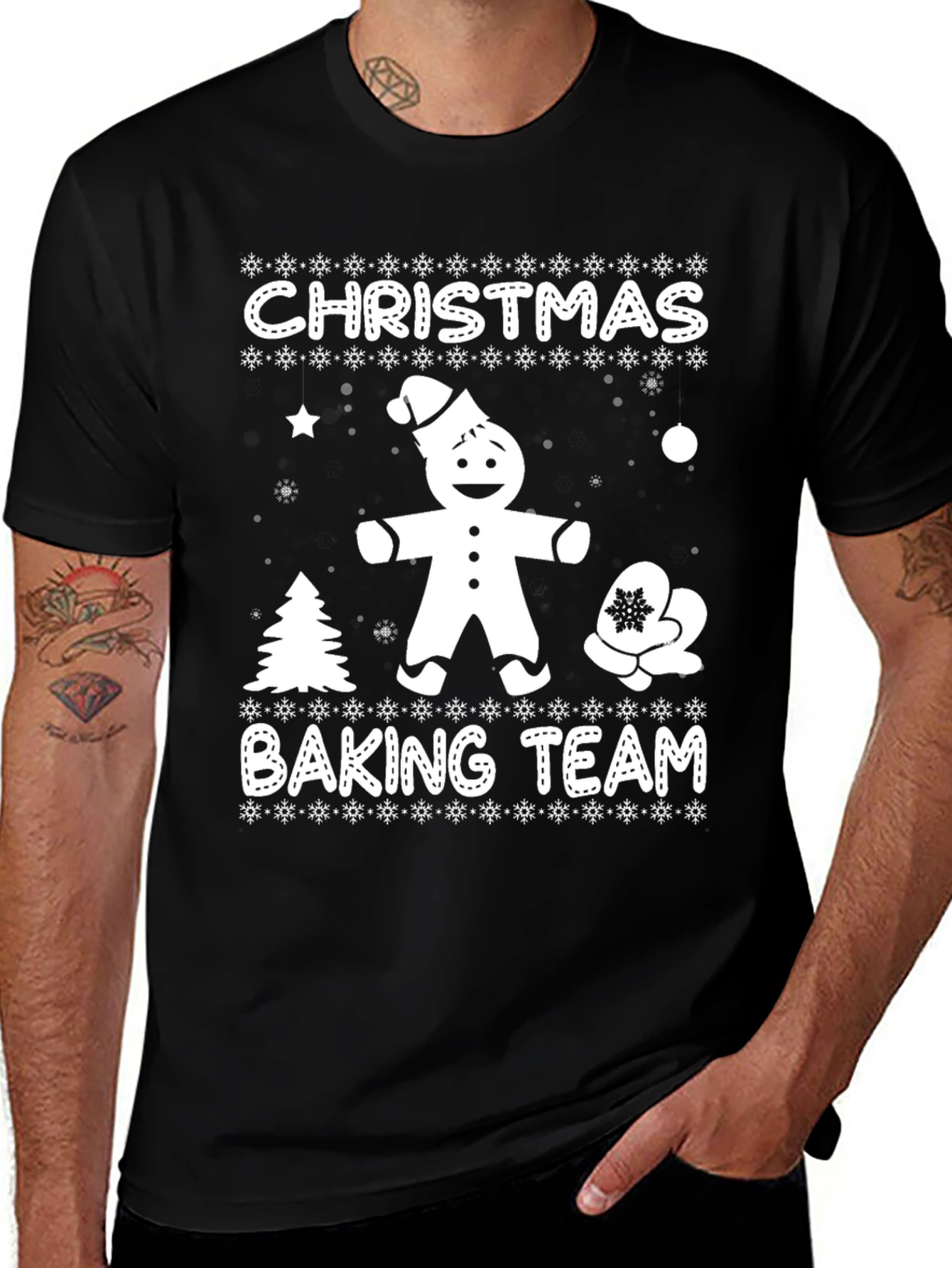 Christmas Baking Team T-Shirt Holiday Crew Tee