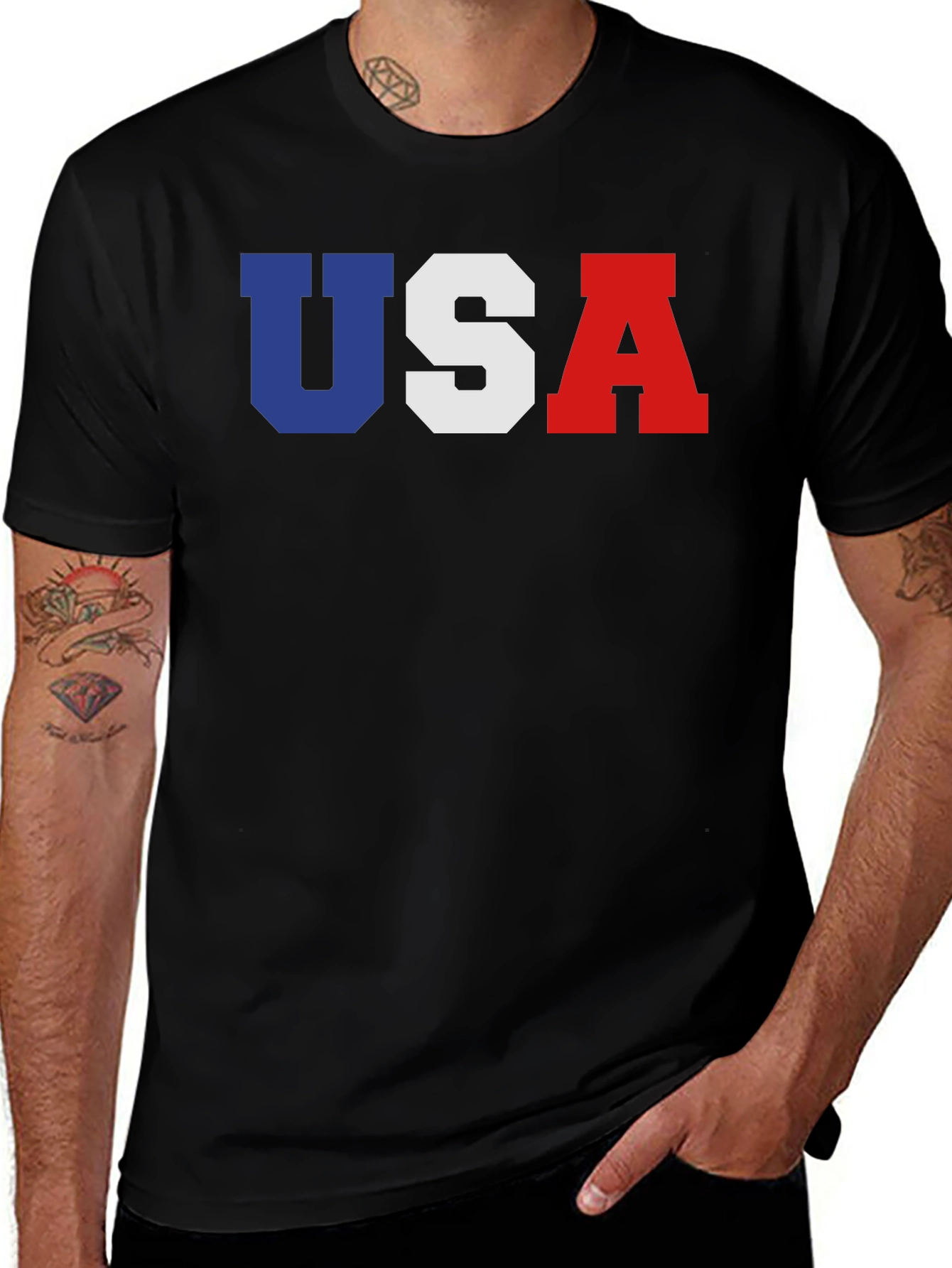 Variant 28 of USA Patriotic T-Shirt - American Pride Tee