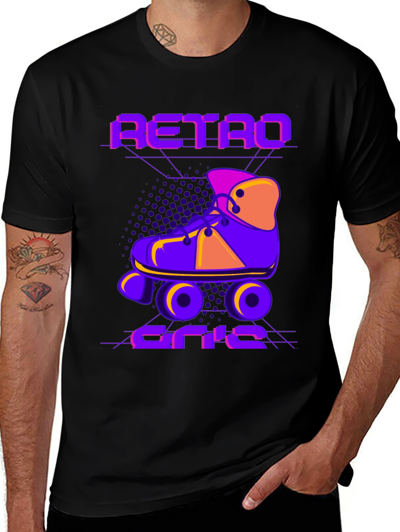 Variant 13 of Retro Skate T-Shirt - Cool 80's Vibes!