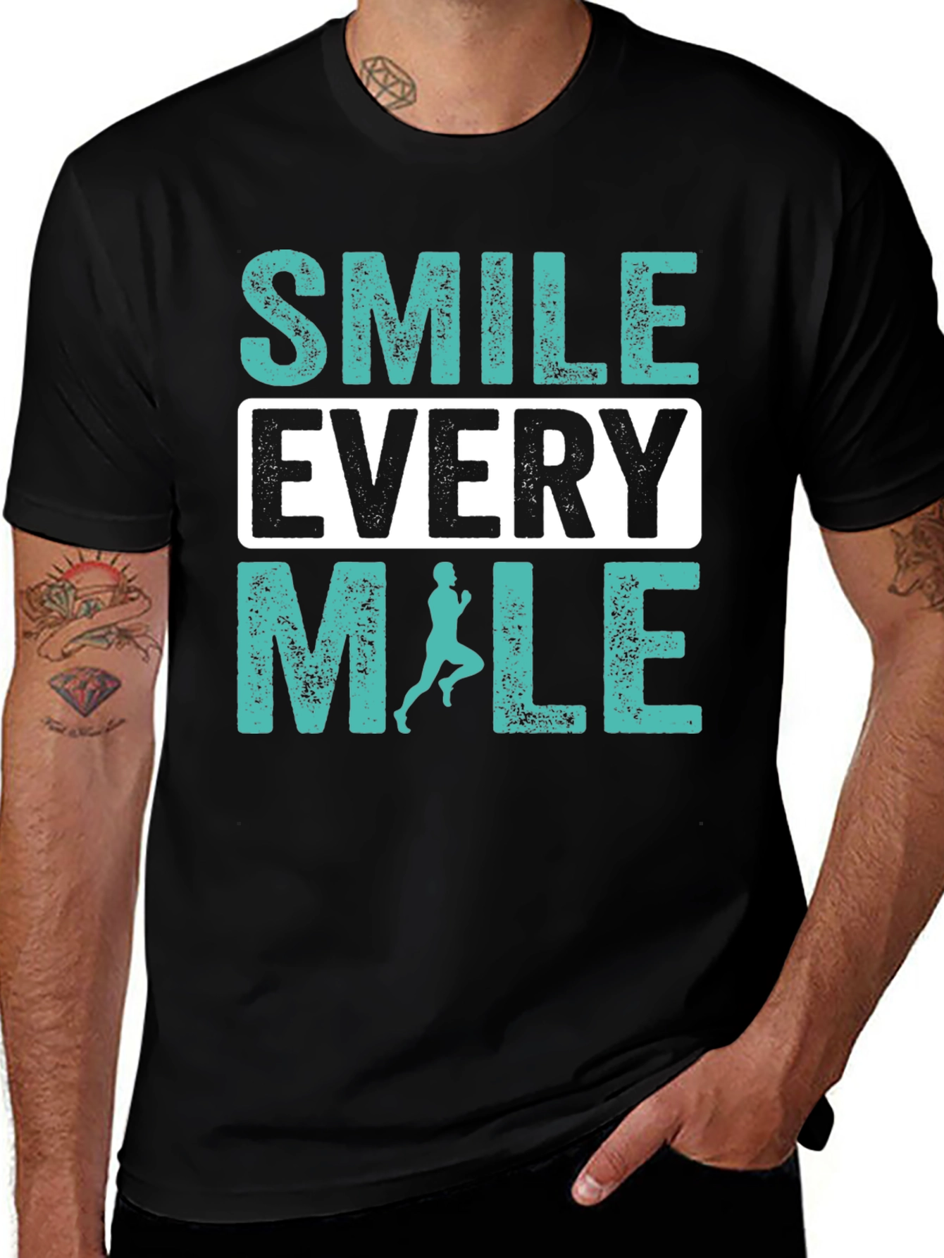 Variant 19 of Smile Every Mile T-Shirt