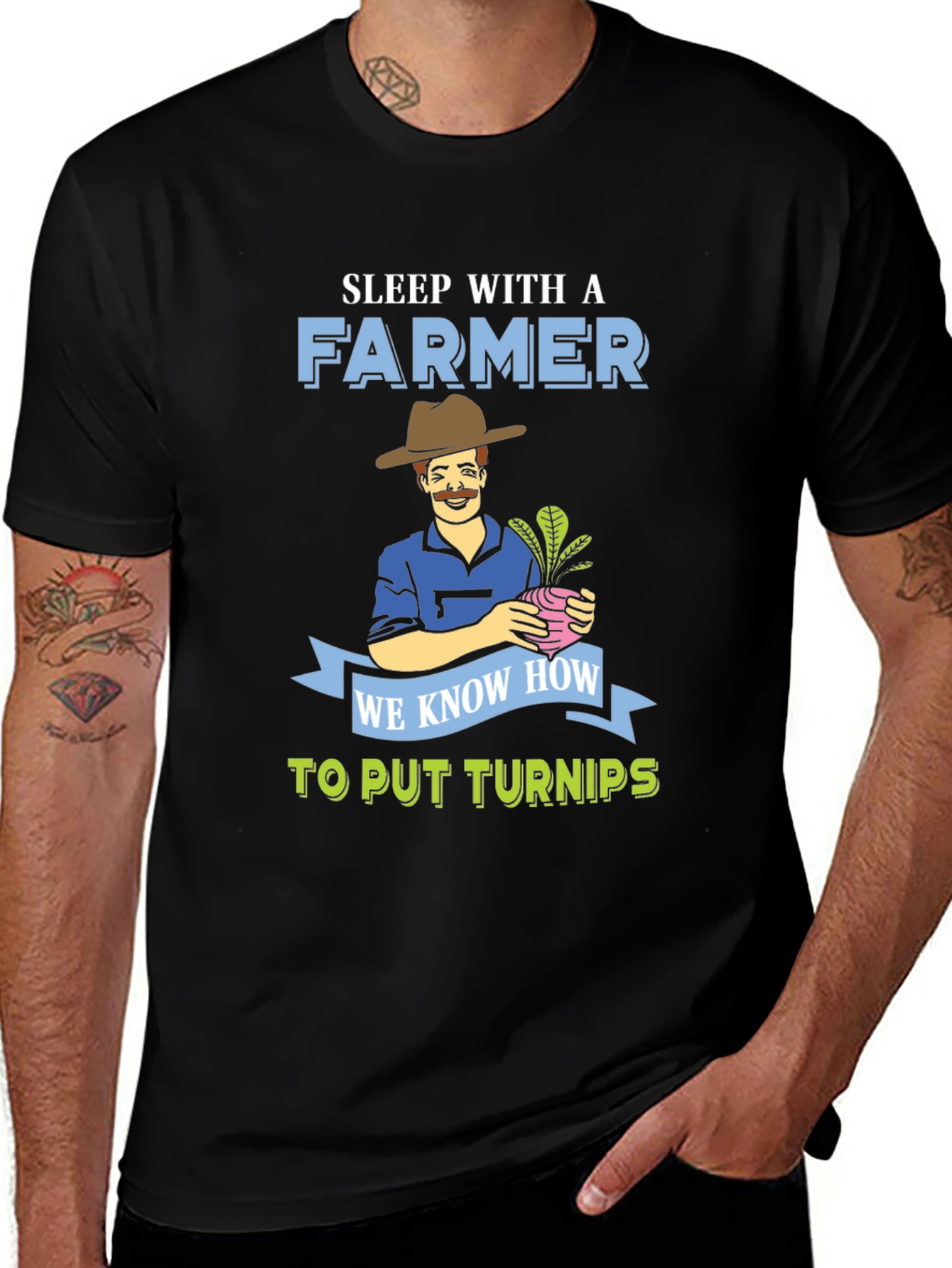 Variant 19 of Sleep With a Farmer T-Shirt