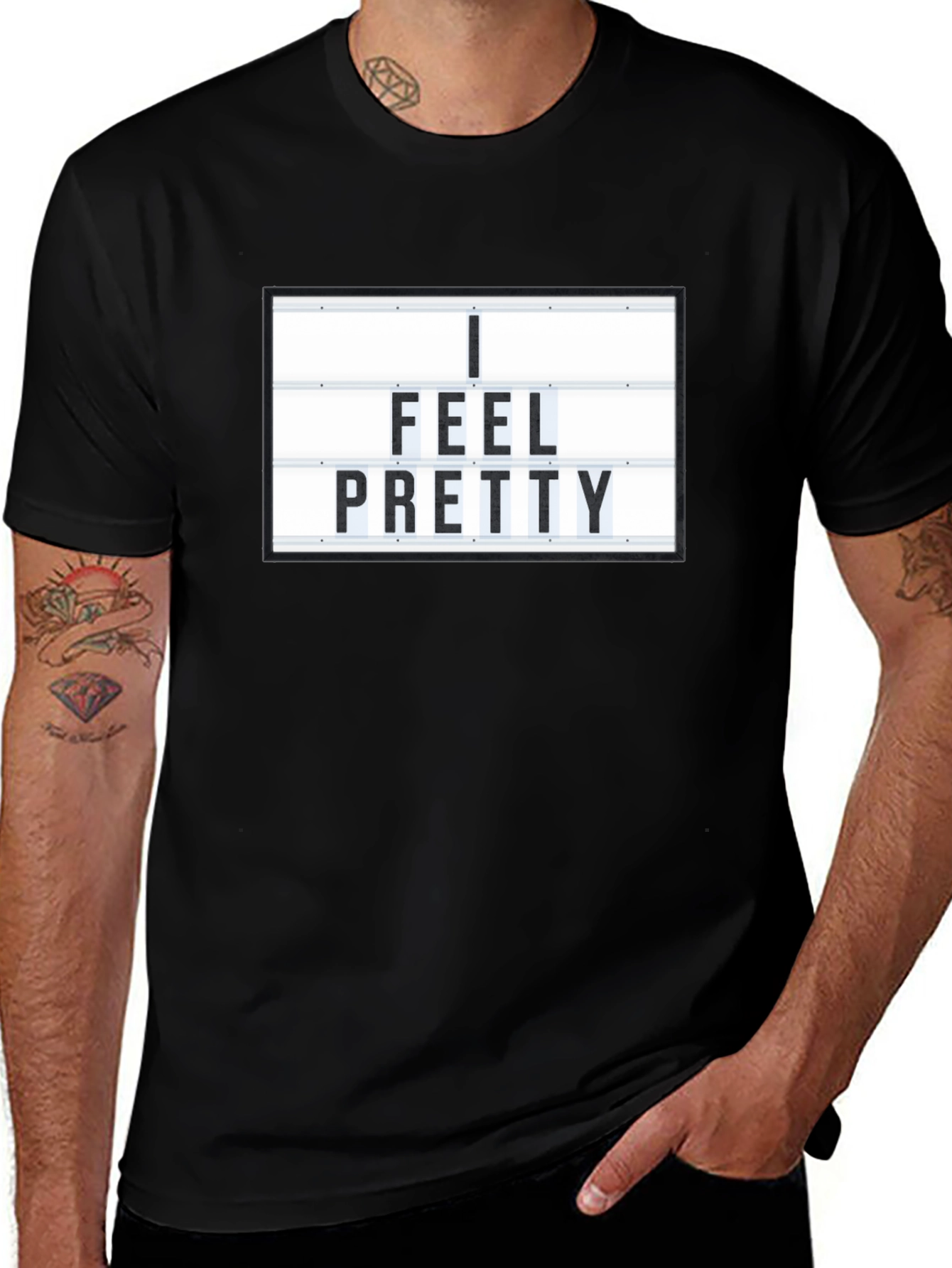 Variant 24 of I Feel Pretty Graphic Tee - Soft Cotton Comfort