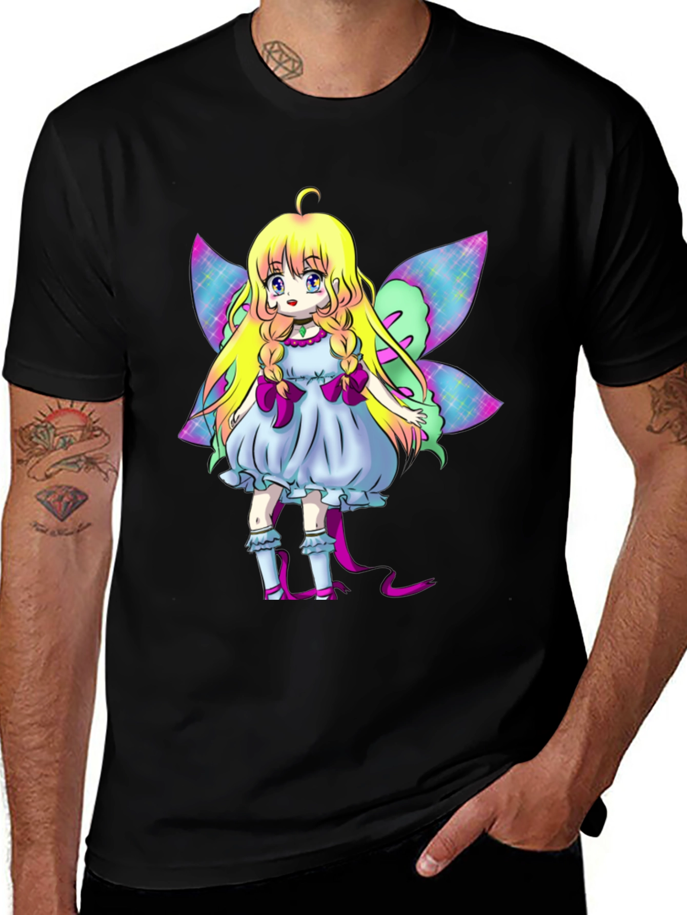 Variant 5 of Anime Fairy Graphic T-Shirt