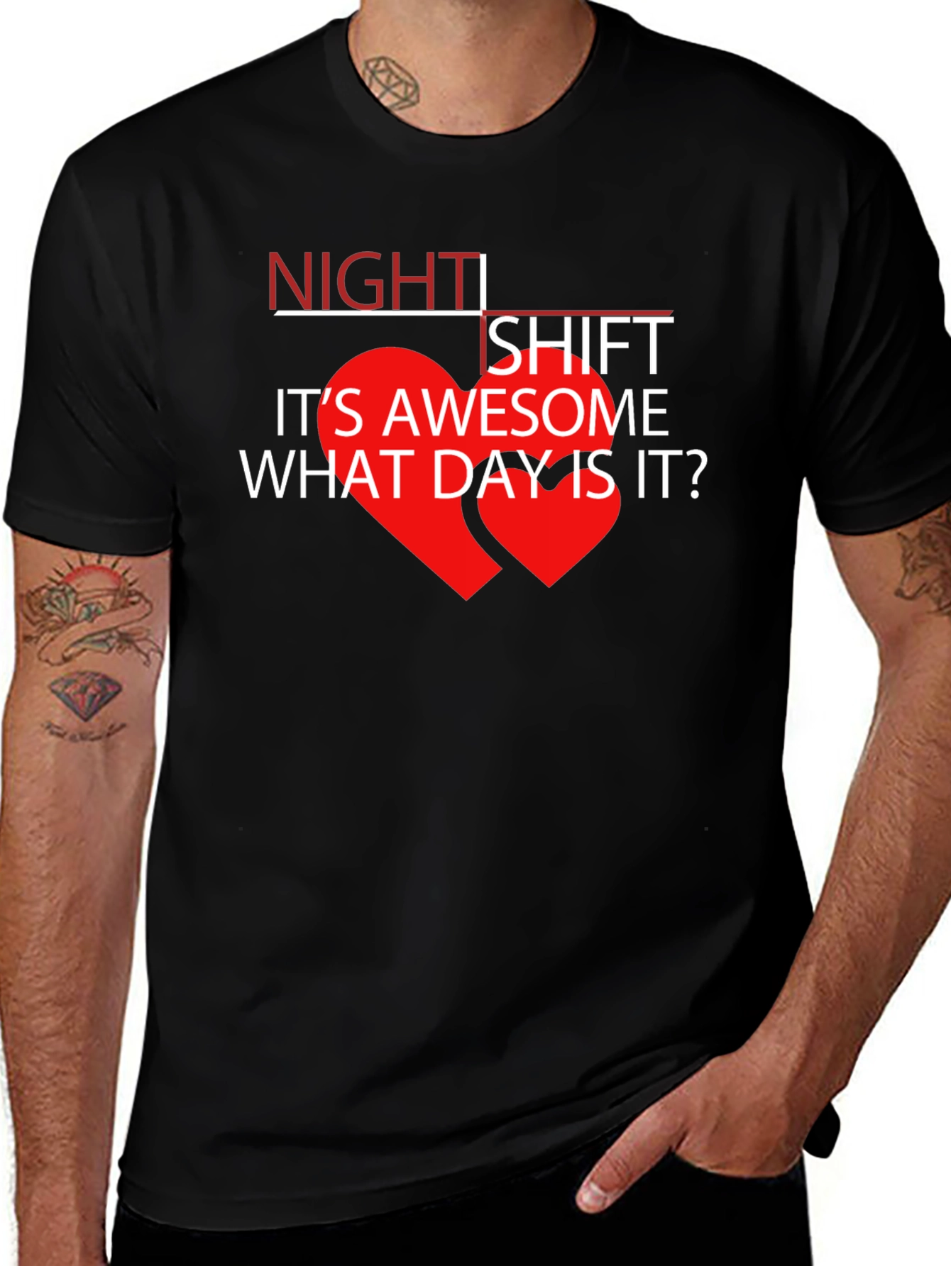 Night Shift Awesome Graphic T-Shirt