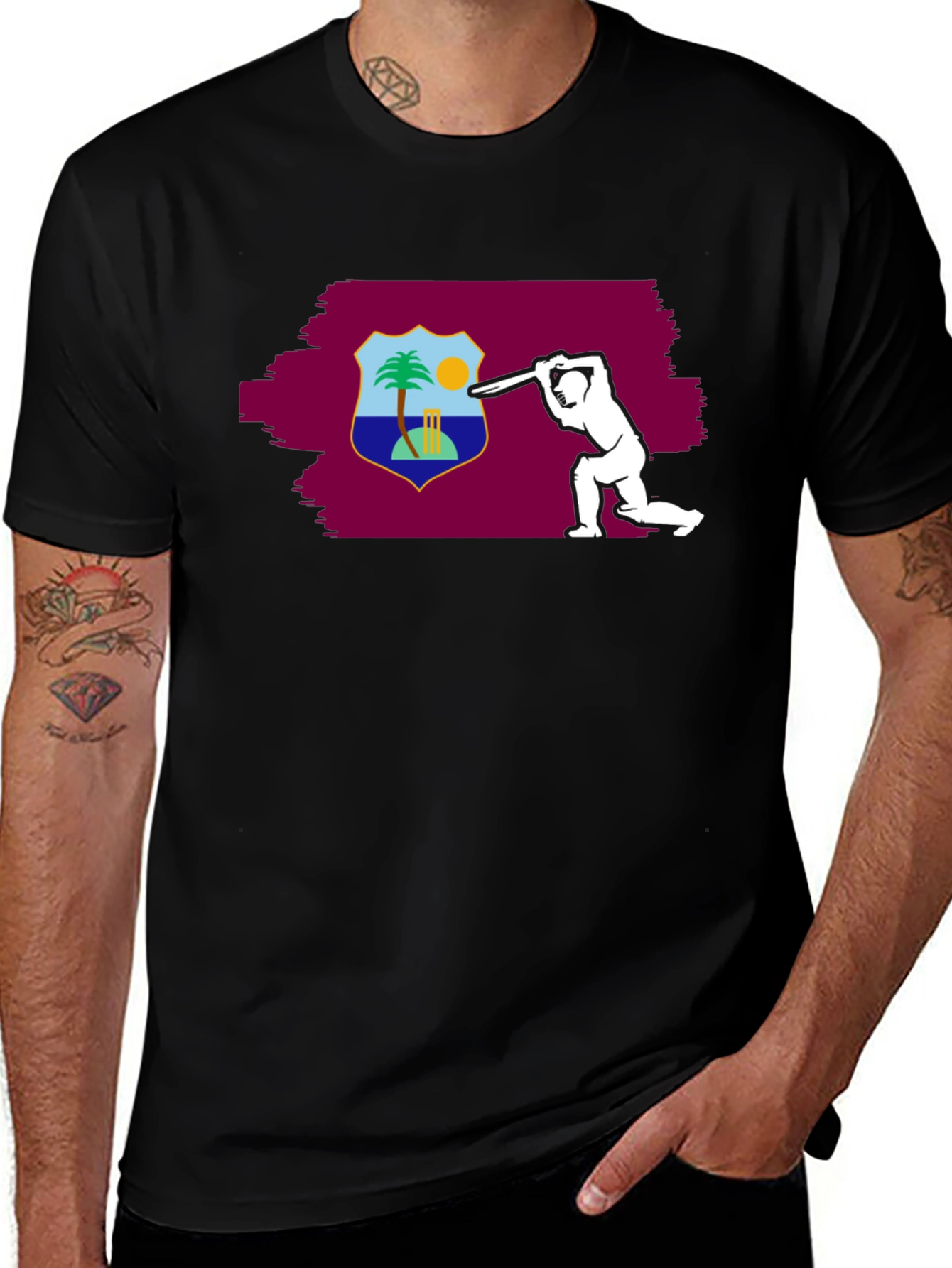 Variant 24 of West Indies Cricket Fan T-Shirt - Island Vibe