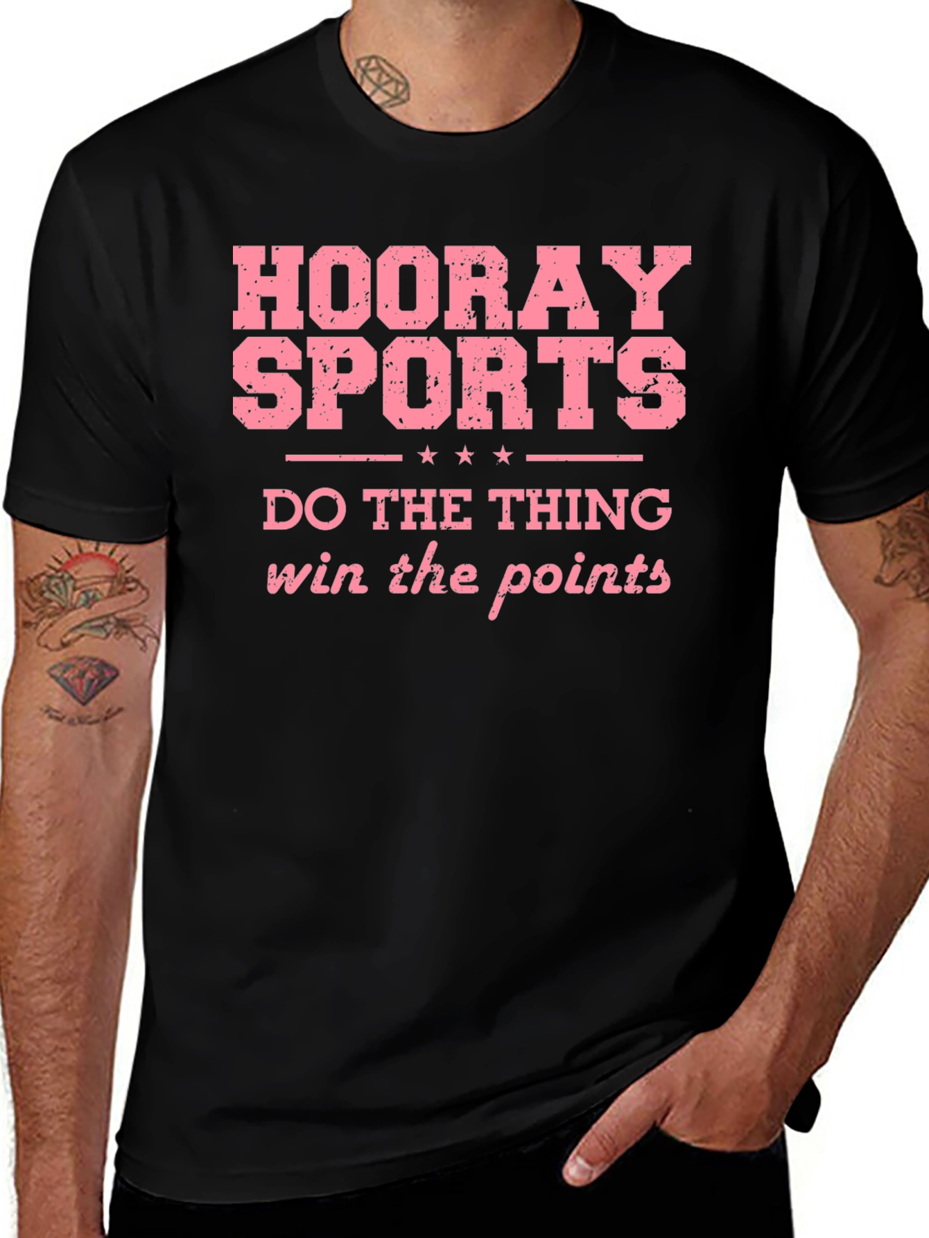 Variant 19 of Hooray Sports T-Shirt - Do The Thing Win the Points