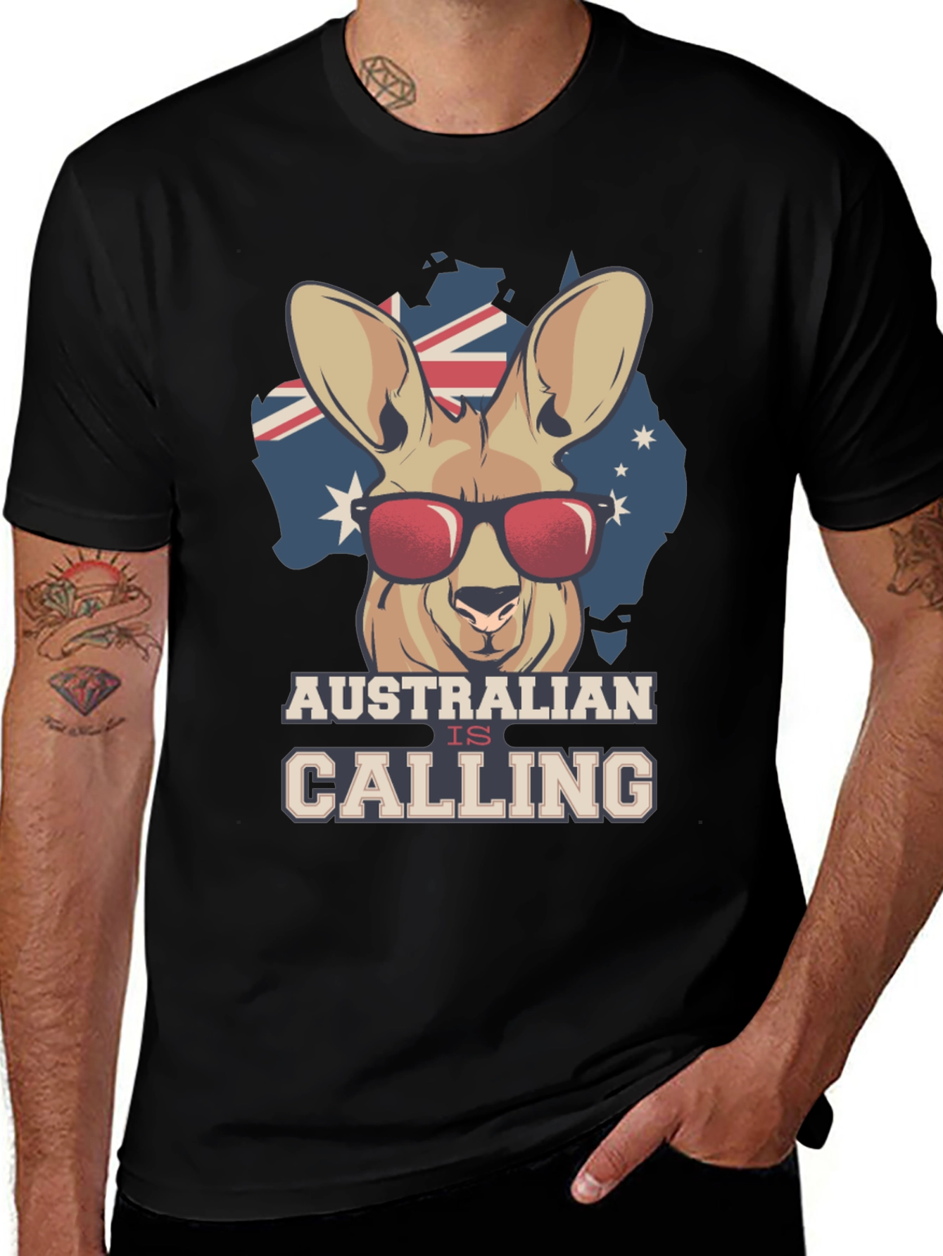 Australian Calling Kangaroo T-Shirt