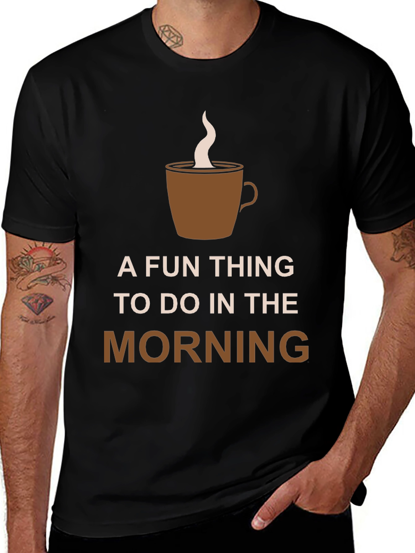 Variant 22 of Coffee Time Fun Graphic T-Shirt