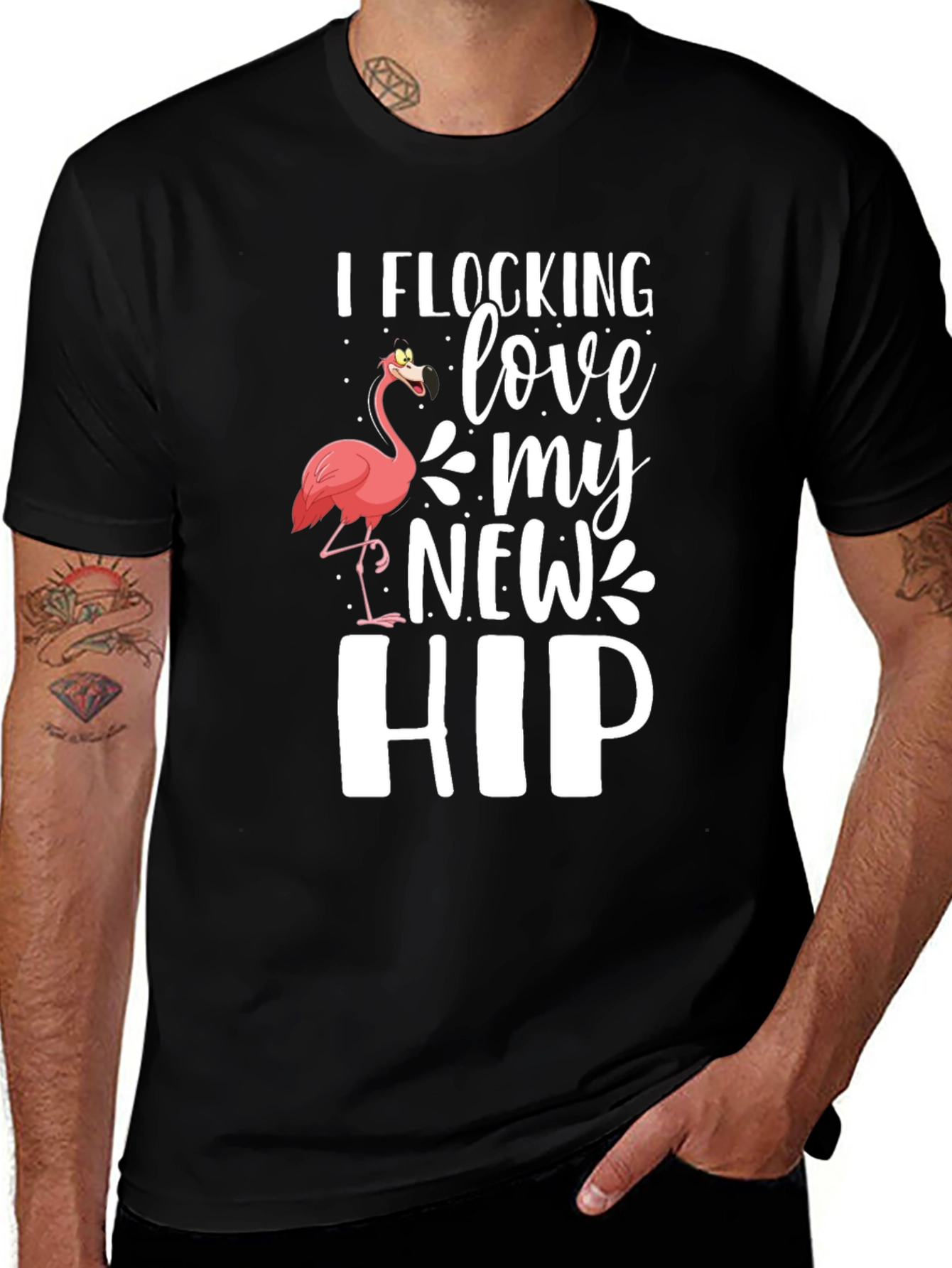 Variant 5 of I FLOCKING Love My New Hip T-Shirt