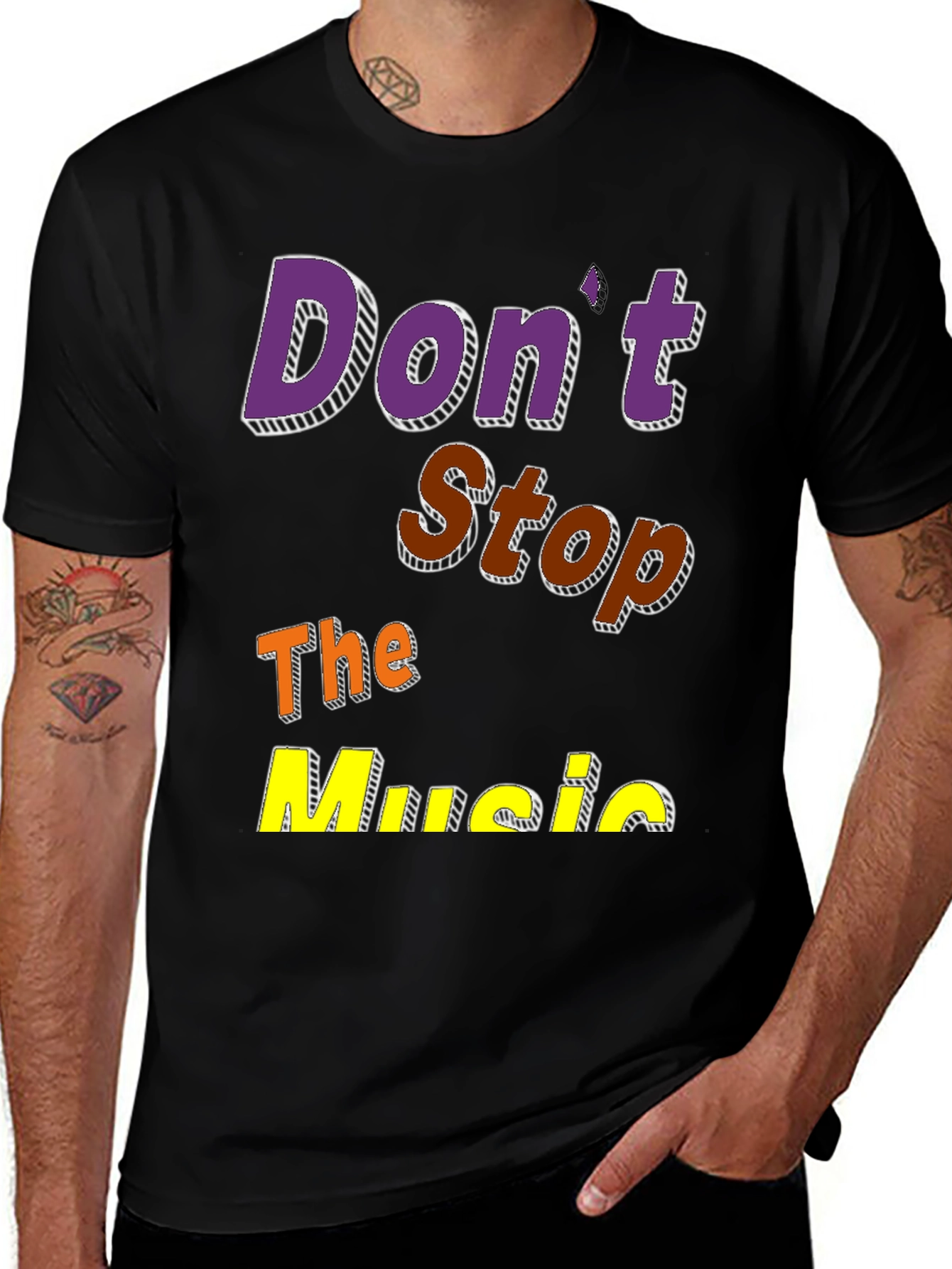Variant 30 of Don't Stop The Music Graphic Tee