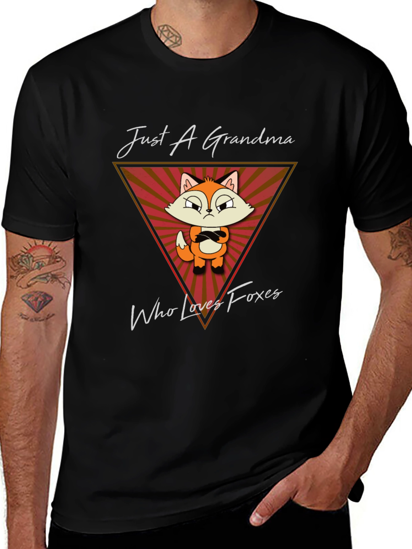 Variant 10 of Just A Grandma Who Loves Foxes T-Shirt