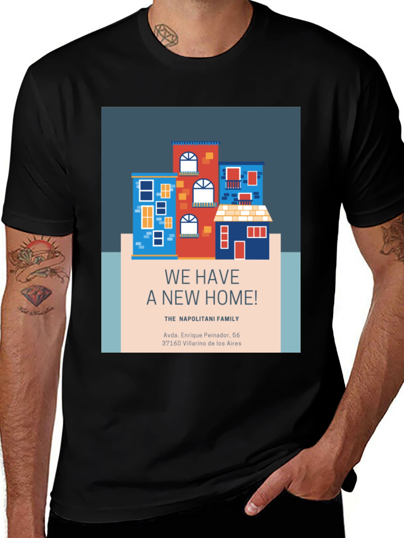New Home T-Shirt: Housewarming Gift for Napolitani Family