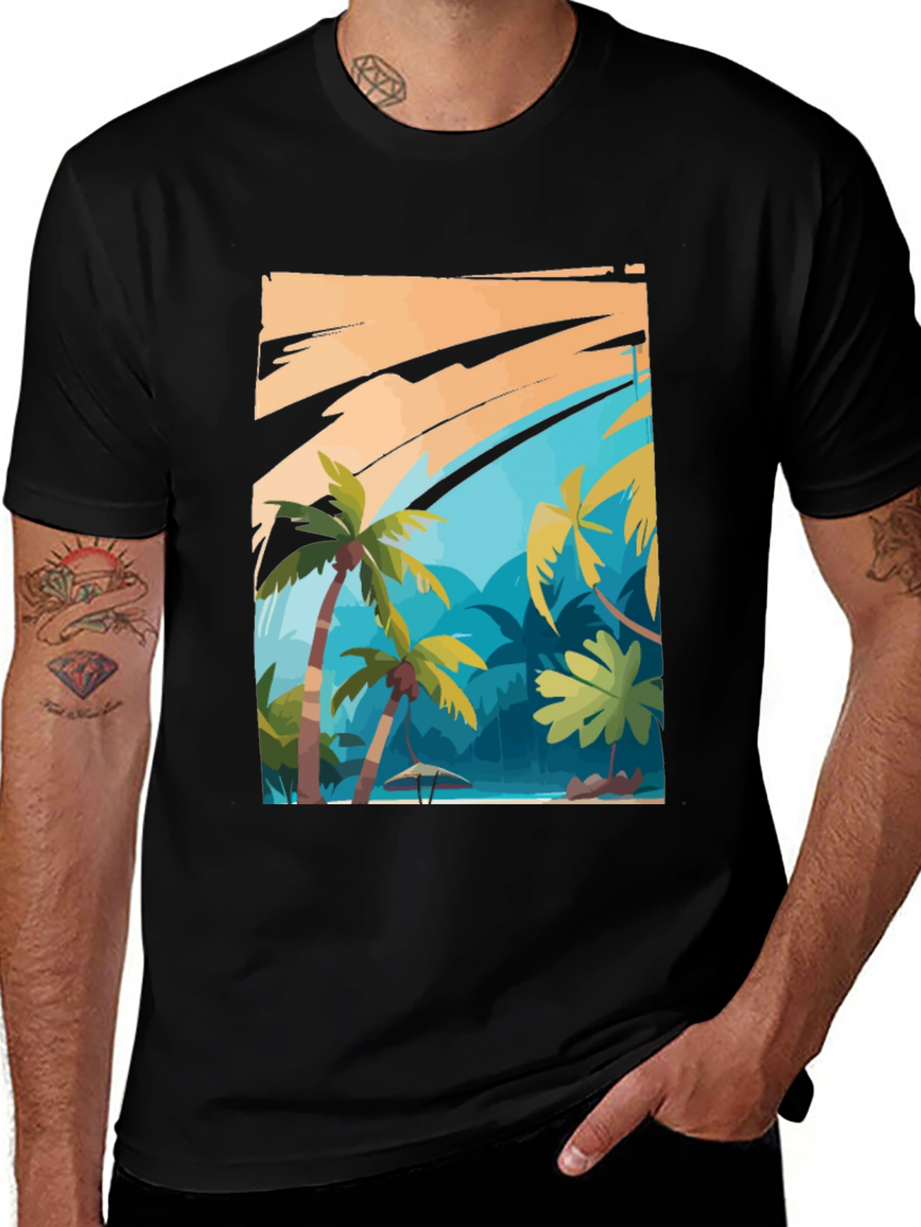 Variant 29 of Tropical Paradise T-Shirt - Island Vibes