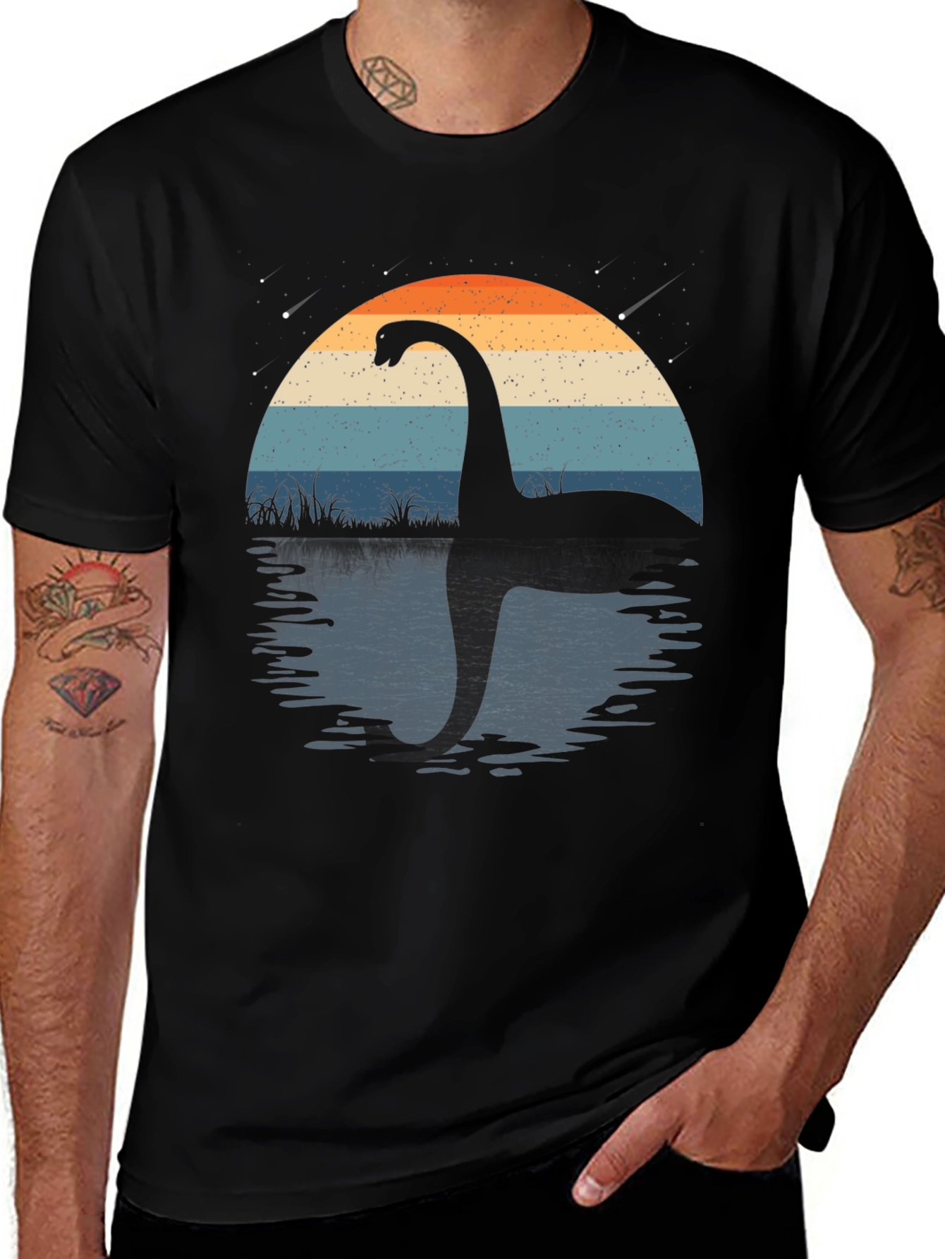 Loch Ness Monster Retro T-Shirt