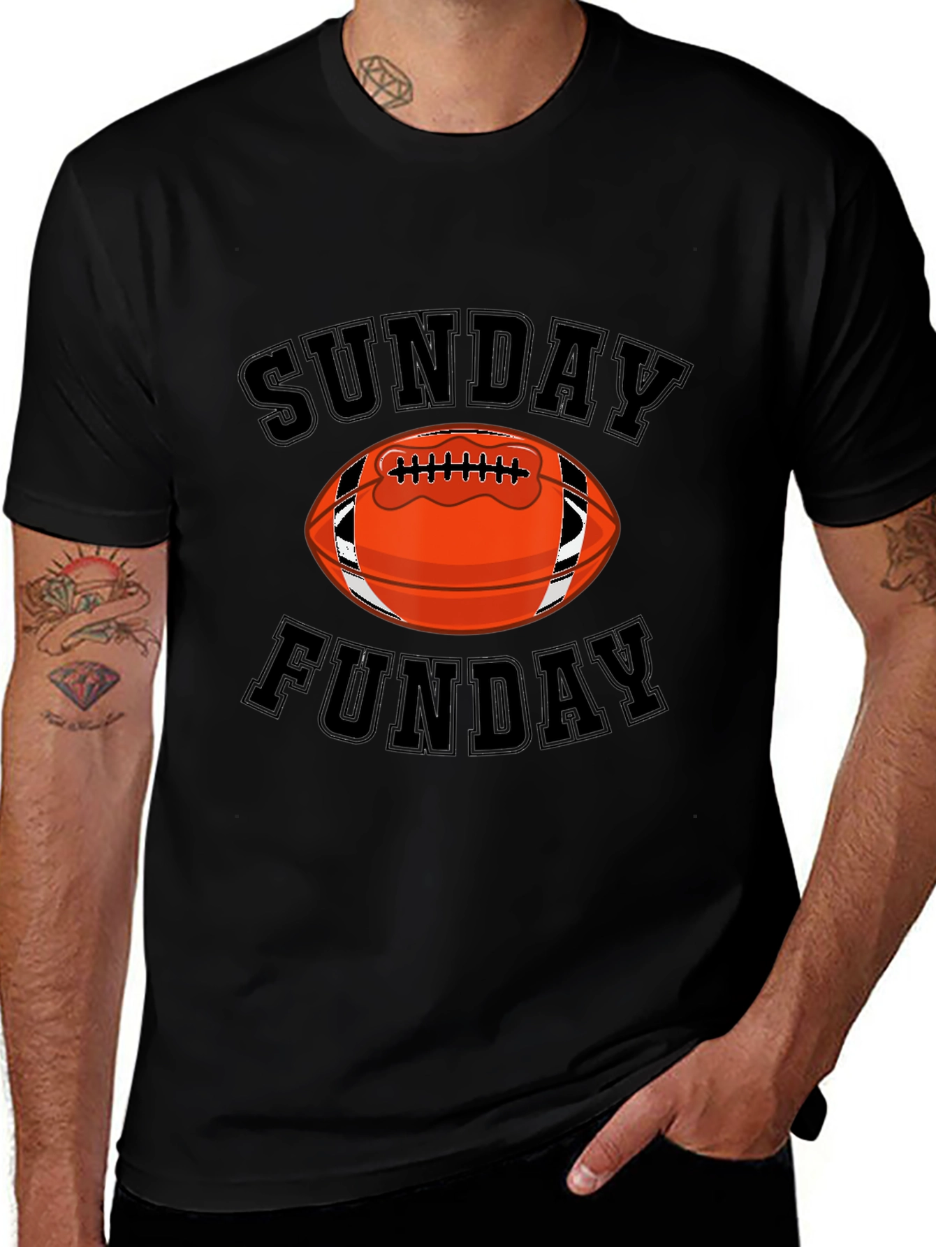 Variant 3 of Sunday Funday Football T-Shirt