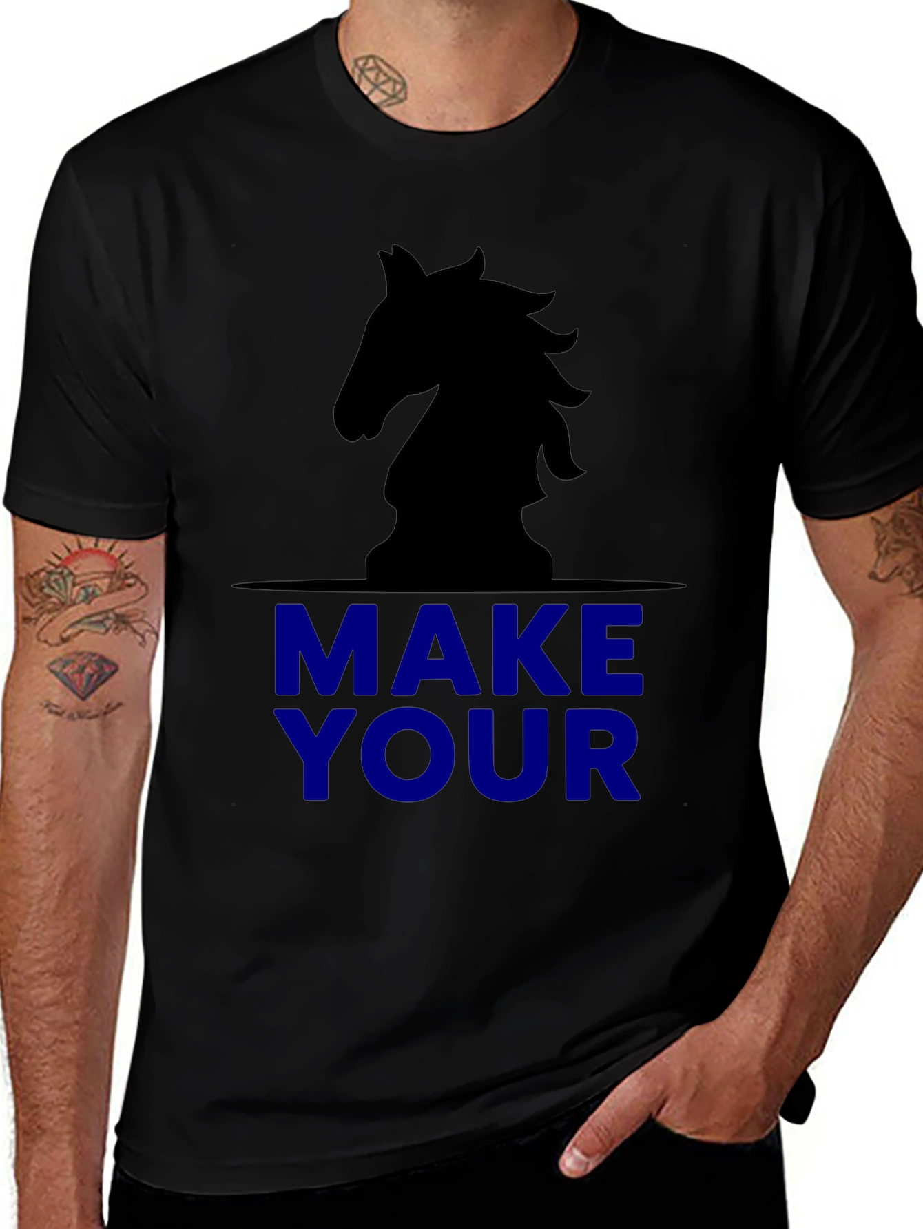 Variant 30 of Chess Knight Make Your Move Graphic Tee
