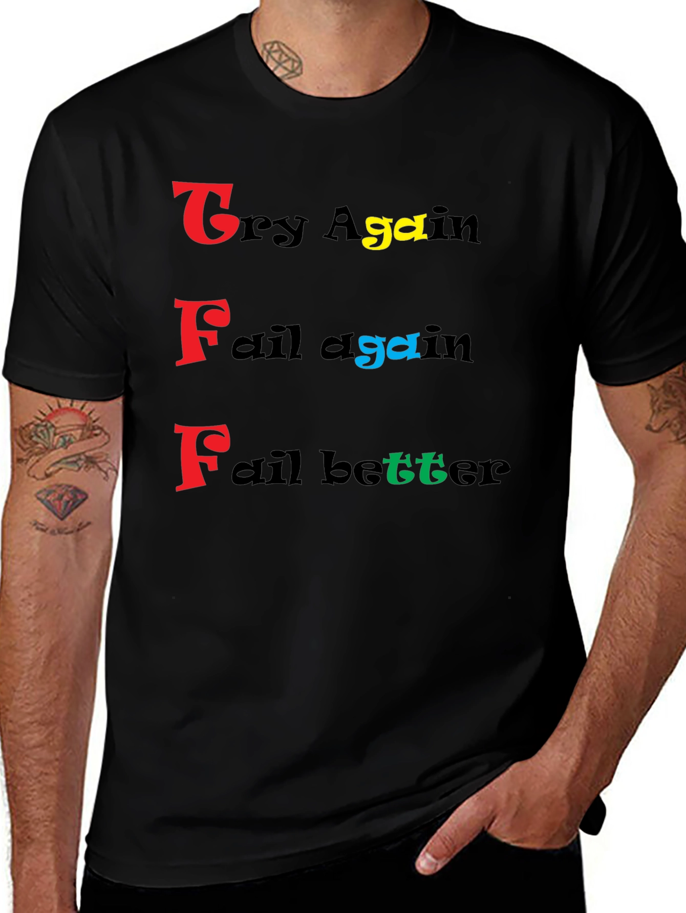 Variant 2 of Try Fail Better Graphic Tee