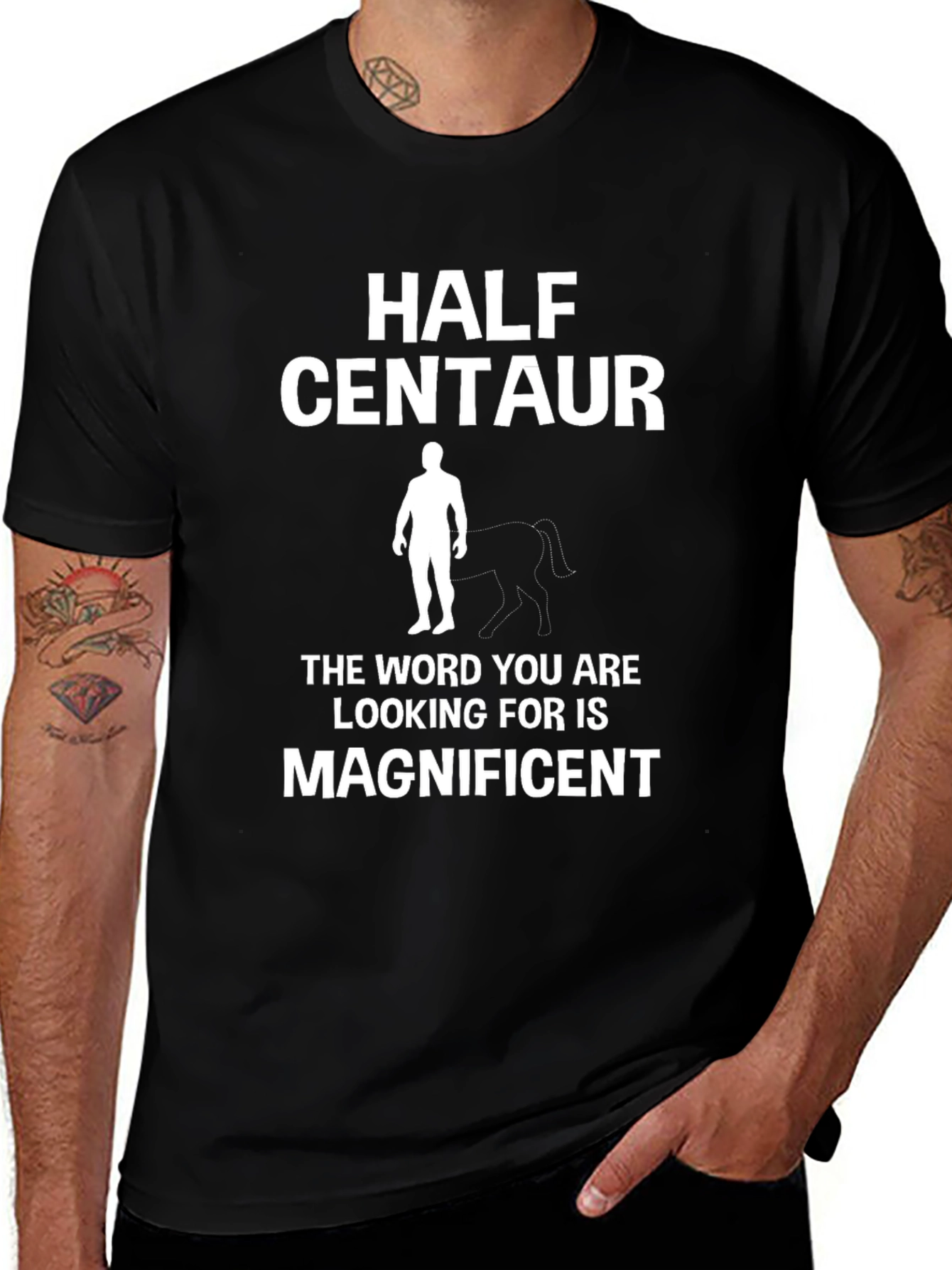 Variant 30 of Half Centaur Funny Graphic Novelty T-Shirt