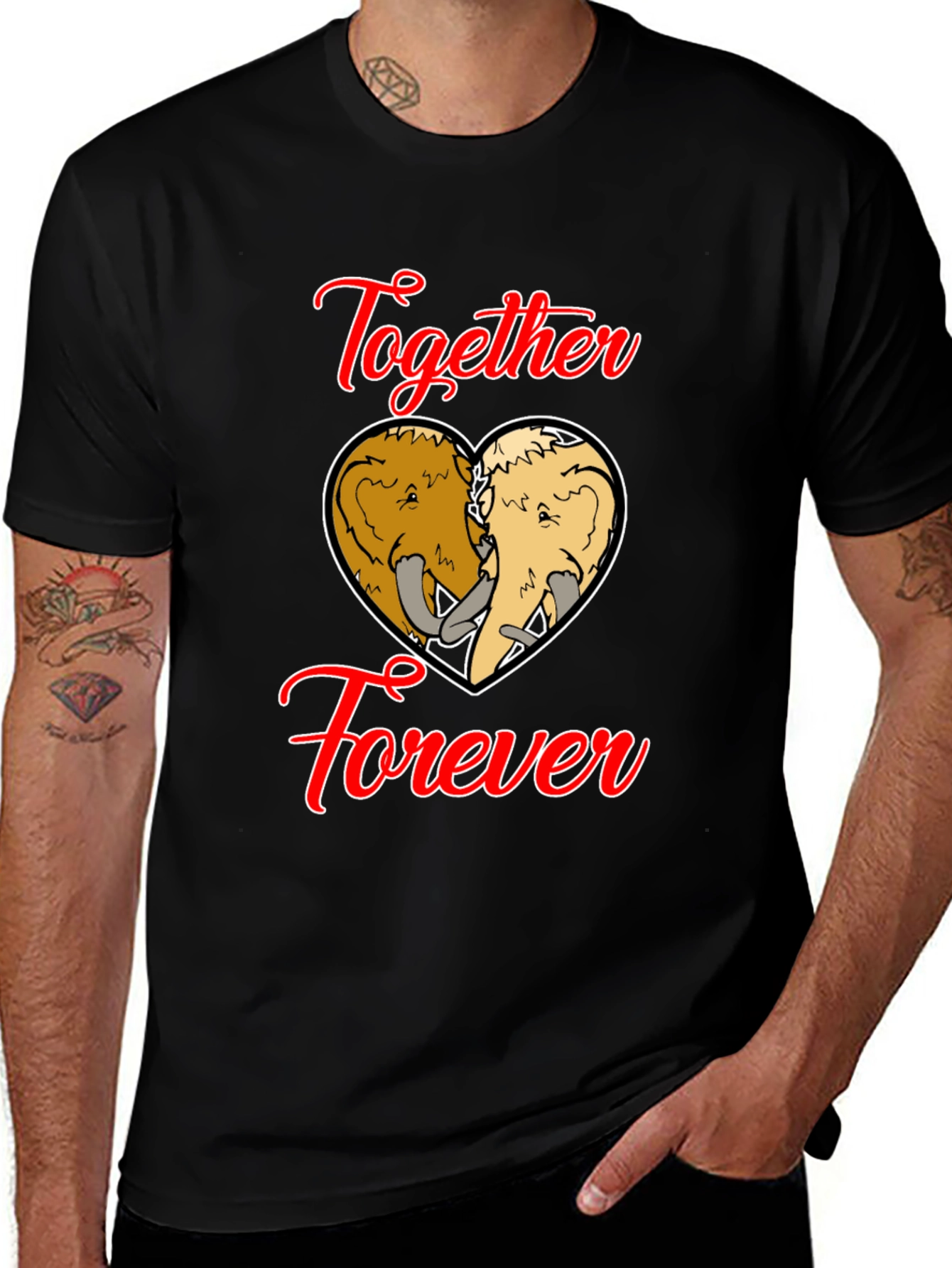 Variant 4 of Together Forever Mammoth T-Shirt